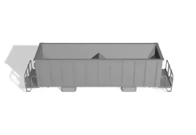 HO Conrail Holidaysburg Shops BH1D MOW Ballast Hopper  3D print model