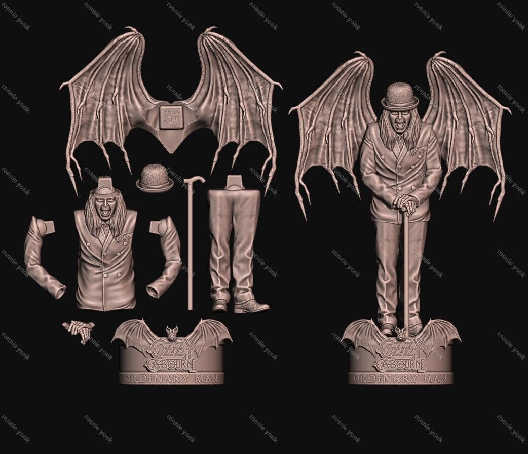 Ozzy Osbourne 3d printing 3D print model_14