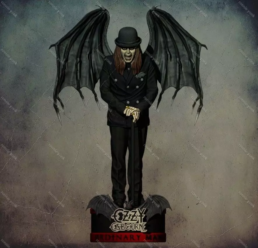Ozzy Osbourne 3d printing 3D print model_0