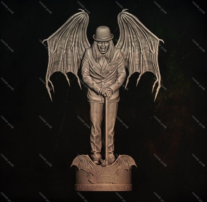 Ozzy Osbourne 3d printing 3D print model_4