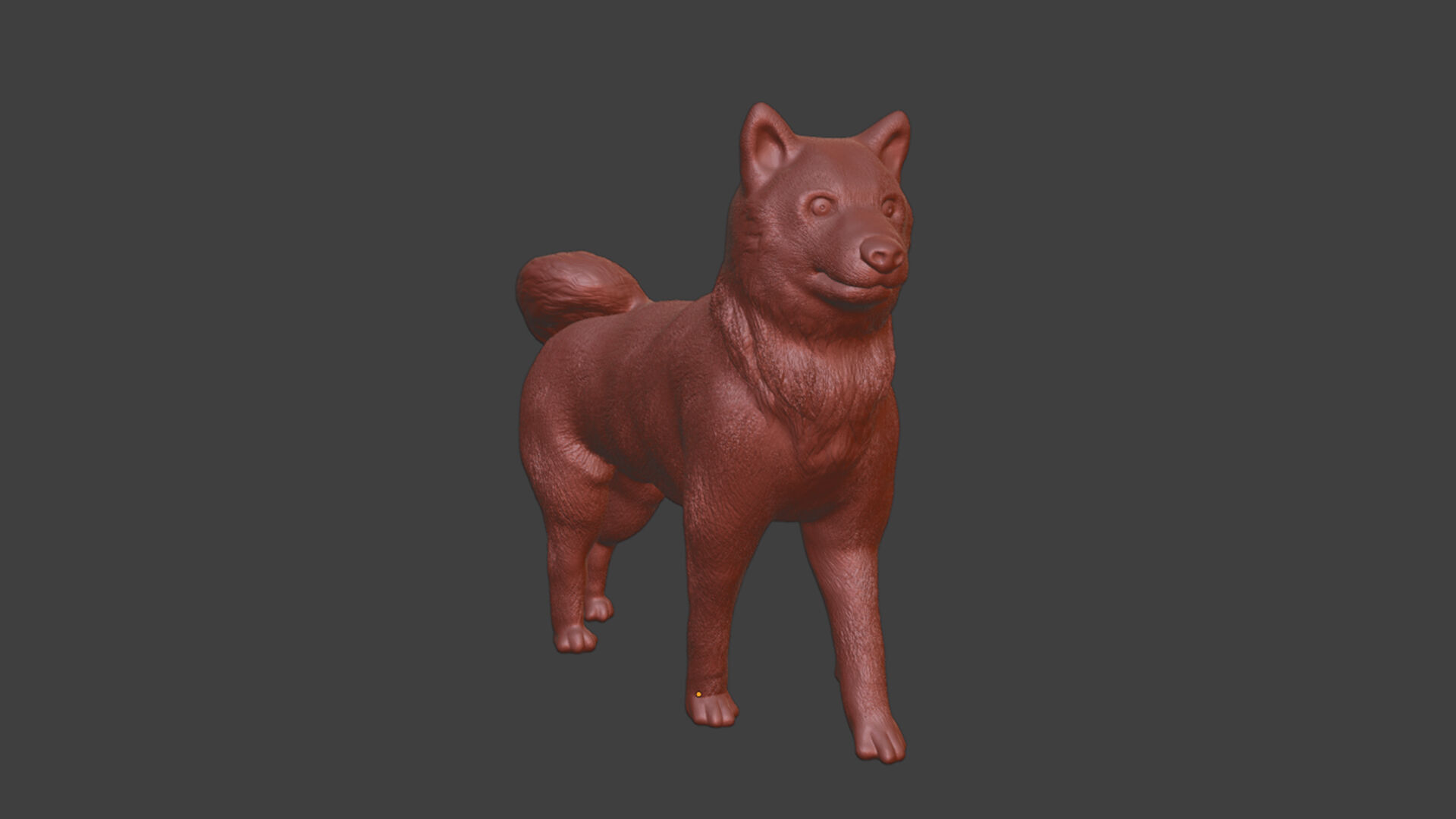 Realistic Shiba Inu Dog 3D print model_7