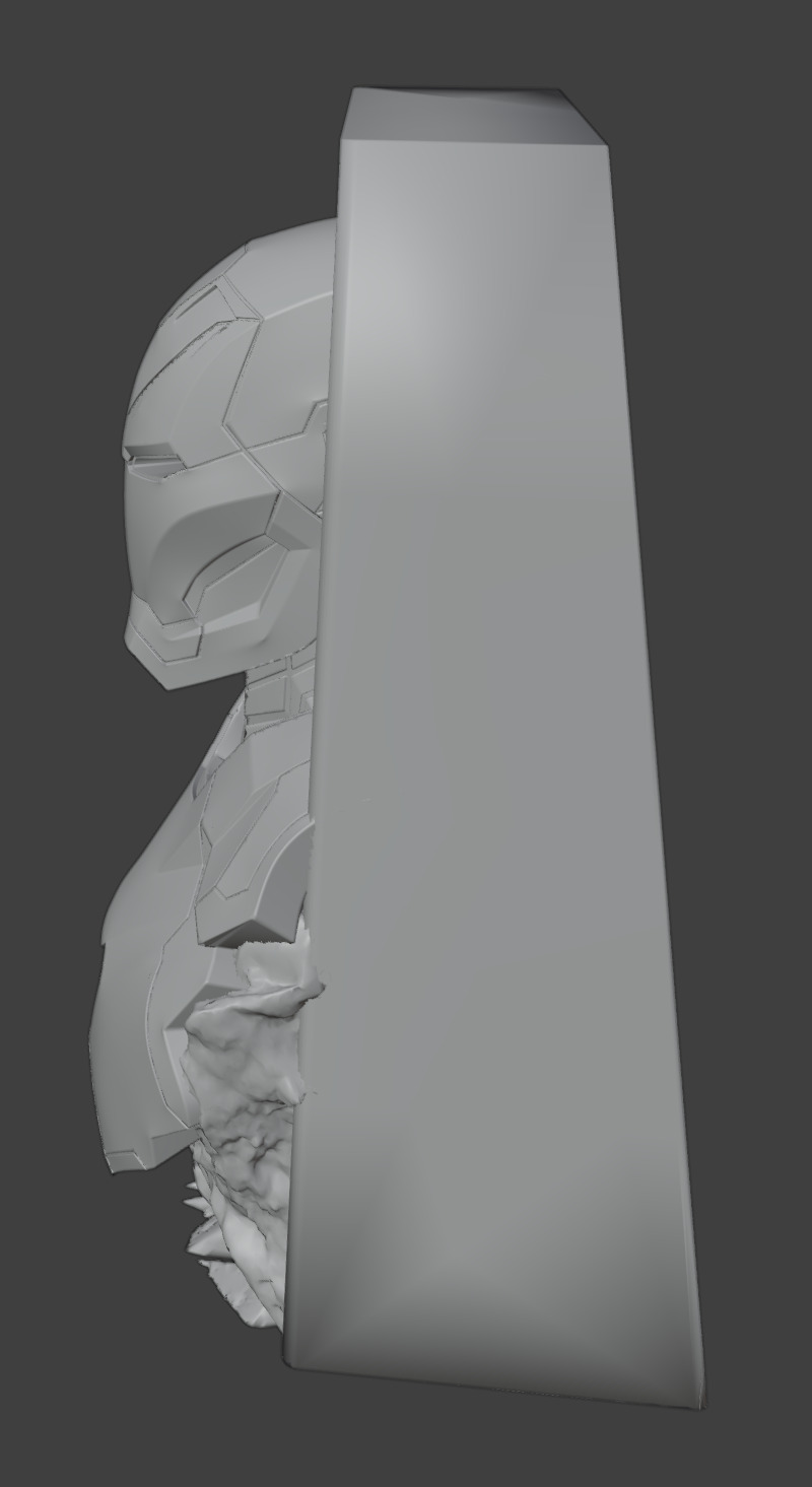 Iron man Book nook STL 3D Model for printing 3D print model_4