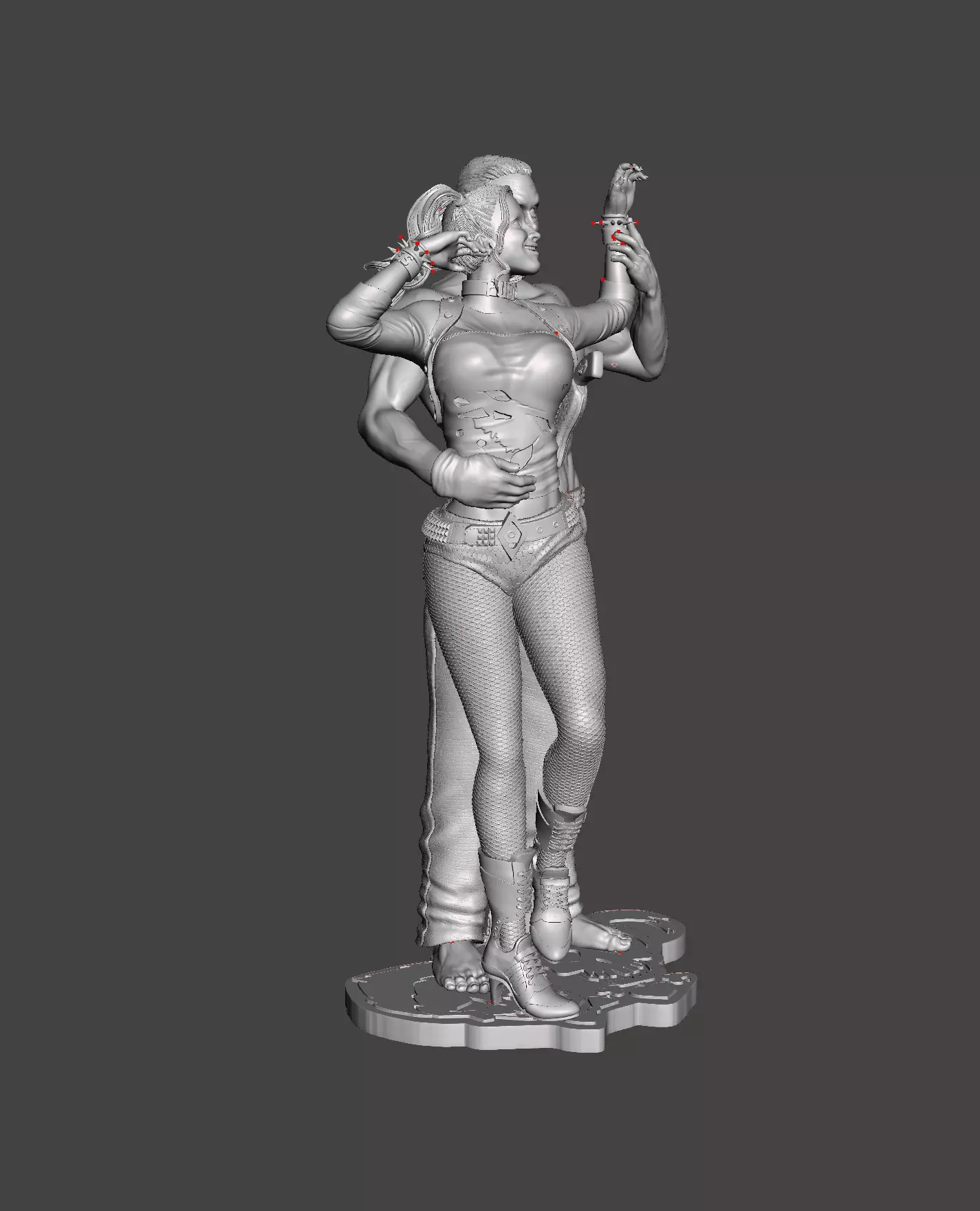 Joker and harley quin 3d stl print model 3D print model_0