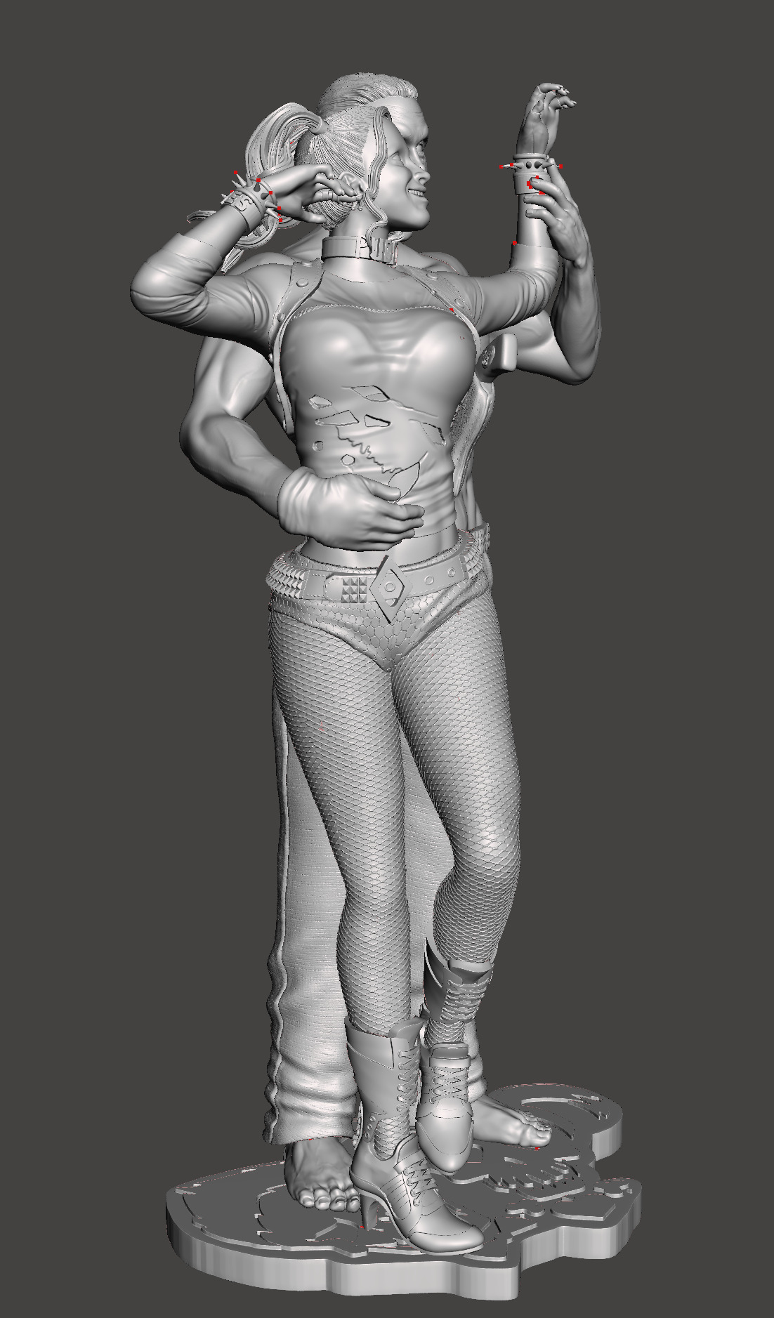 Joker and harley quin 3d stl print model 3D print model_1