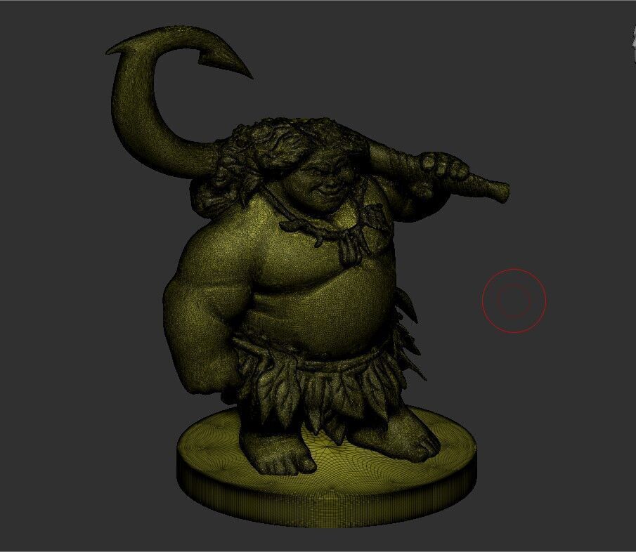 Moana Maui 3D print model_2