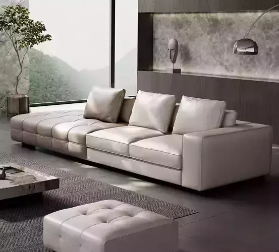 Interior Scene Japandi - 3d Model - Lighting