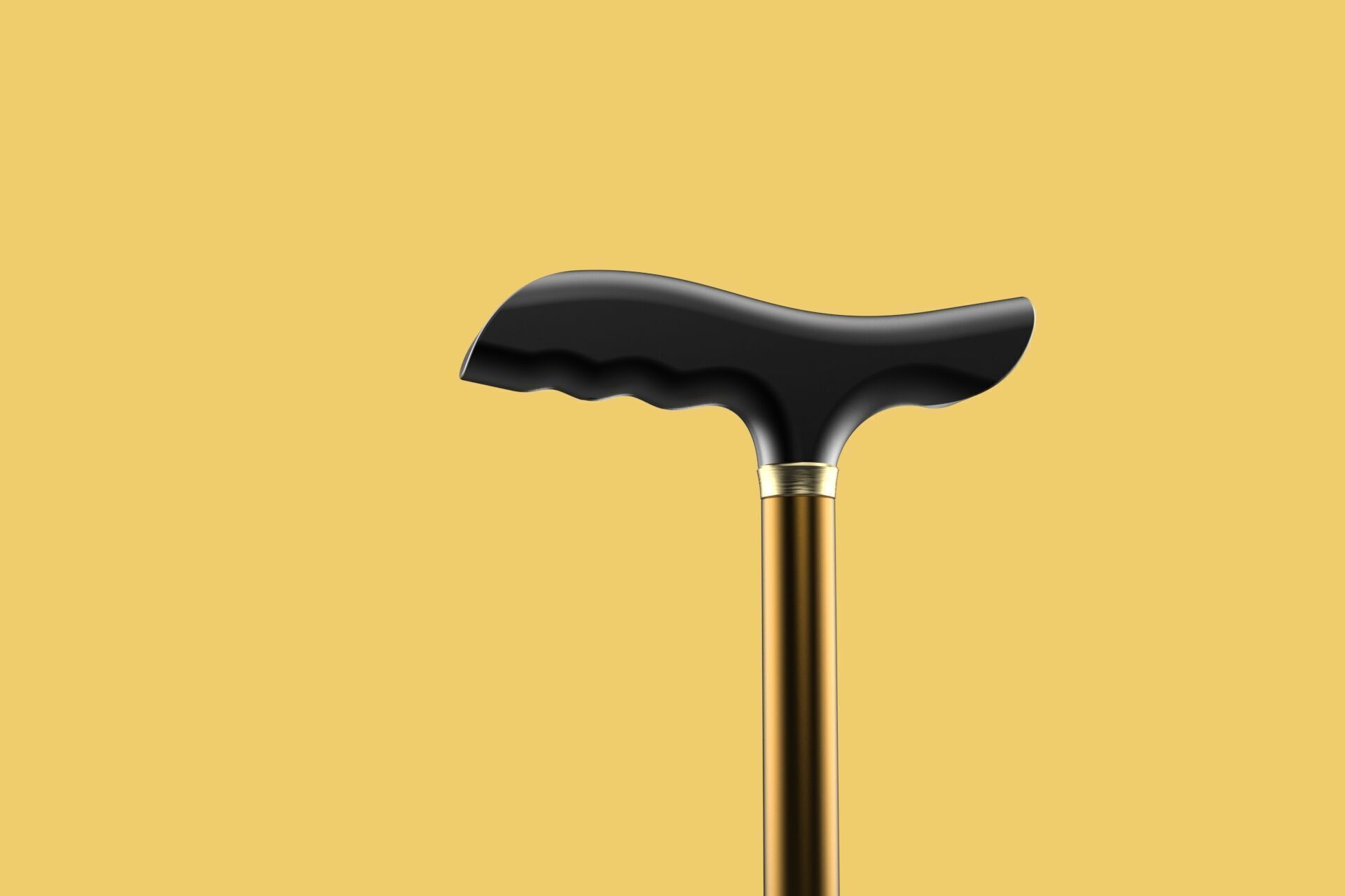 ADJUSTABLE WALKING AIDS ELDERLY SENIOR STICK CANE TREKKING POLE 3D model_27