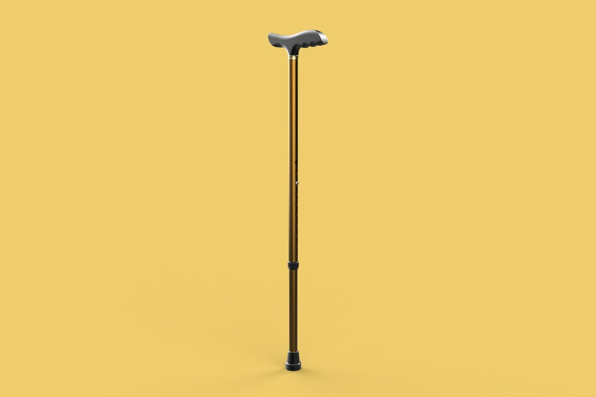 ADJUSTABLE WALKING AIDS ELDERLY SENIOR STICK CANE TREKKING POLE 3D model_13