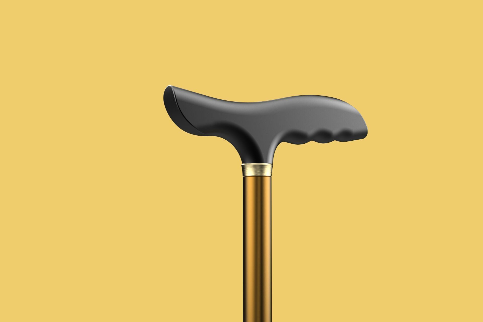 ADJUSTABLE WALKING AIDS ELDERLY SENIOR STICK CANE TREKKING POLE 3D model_26