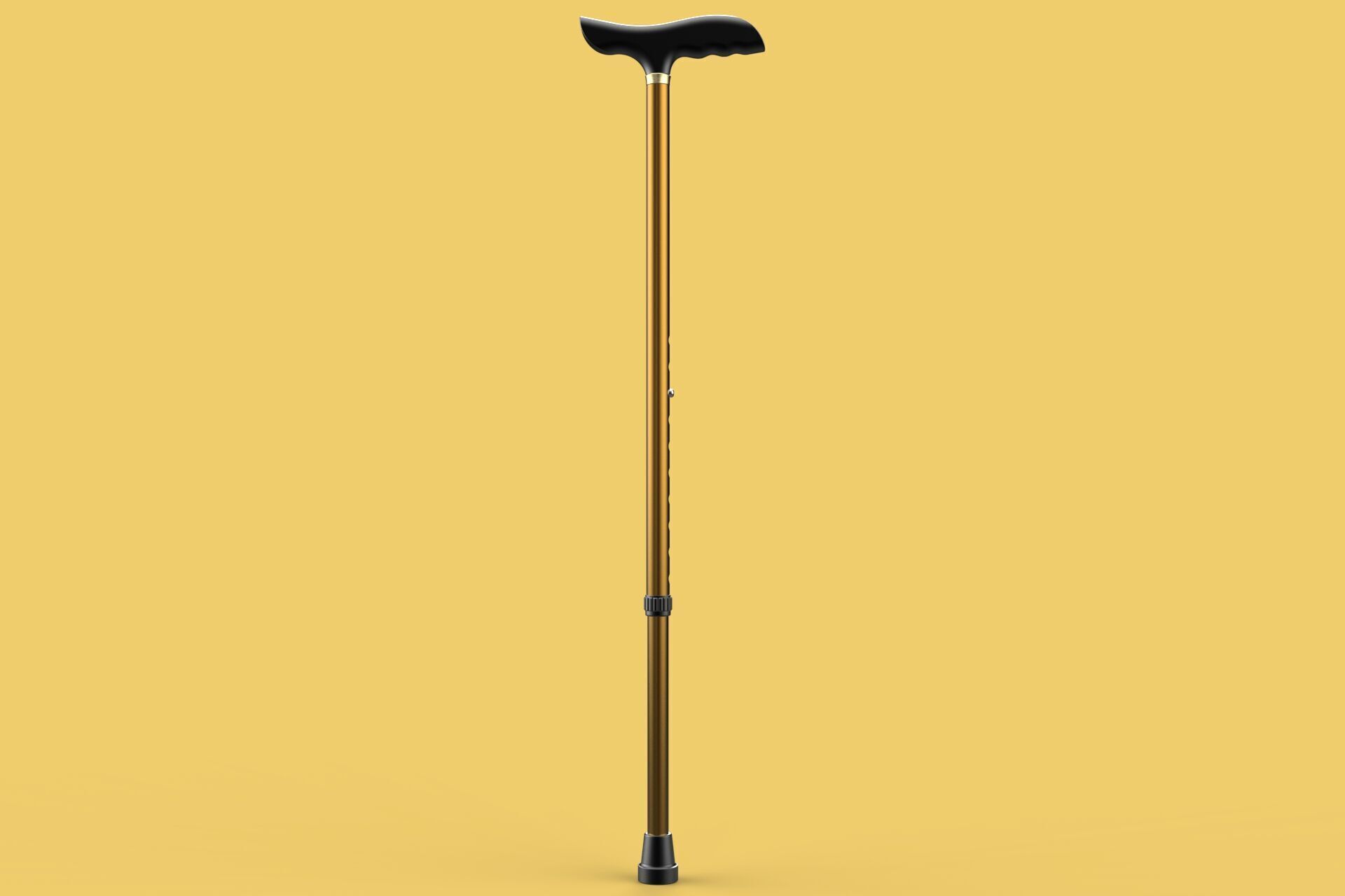 ADJUSTABLE WALKING AIDS ELDERLY SENIOR STICK CANE TREKKING POLE 3D model_11