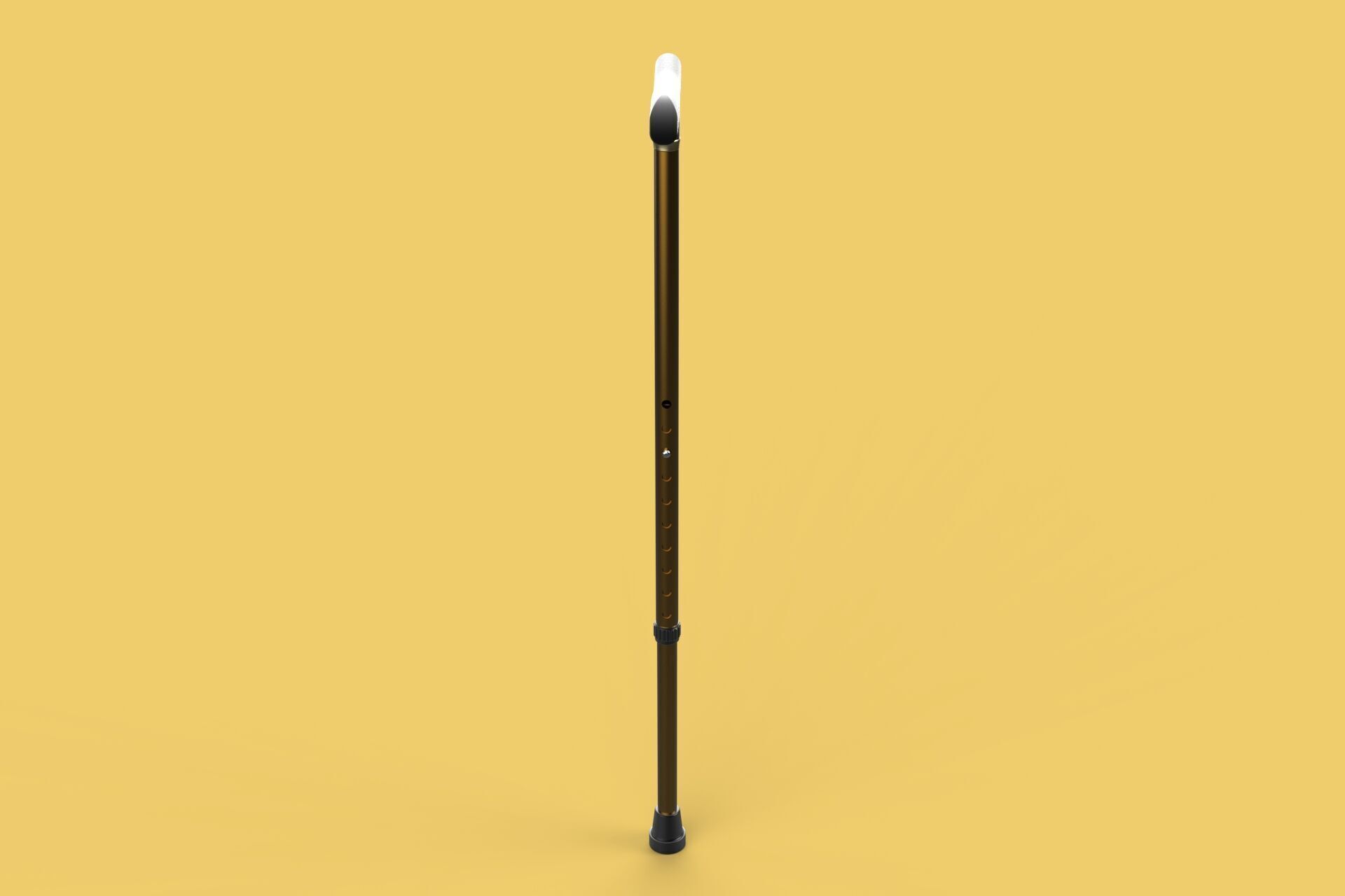 ADJUSTABLE WALKING AIDS ELDERLY SENIOR STICK CANE TREKKING POLE 3D model_3