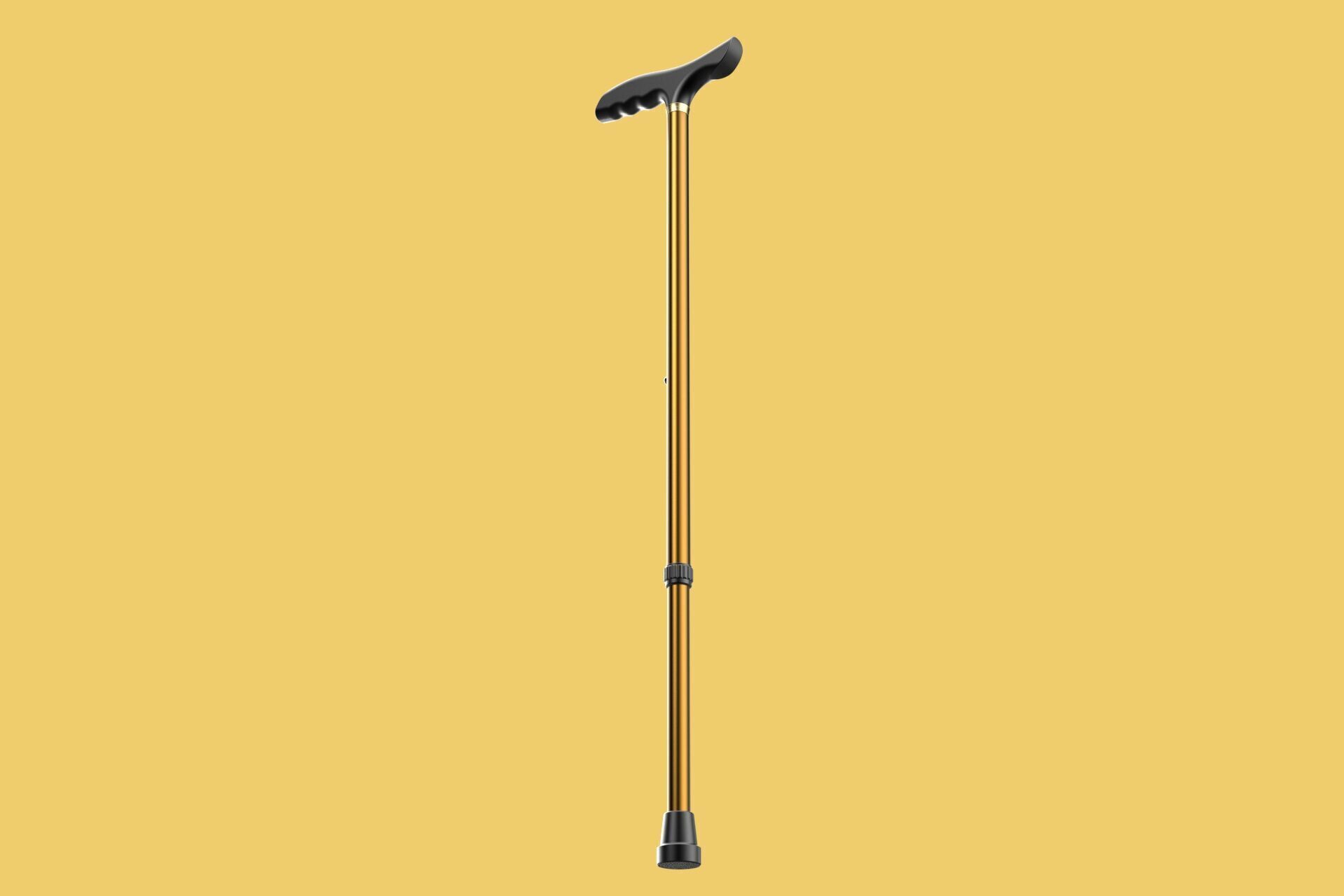 ADJUSTABLE WALKING AIDS ELDERLY SENIOR STICK CANE TREKKING POLE 3D model_19