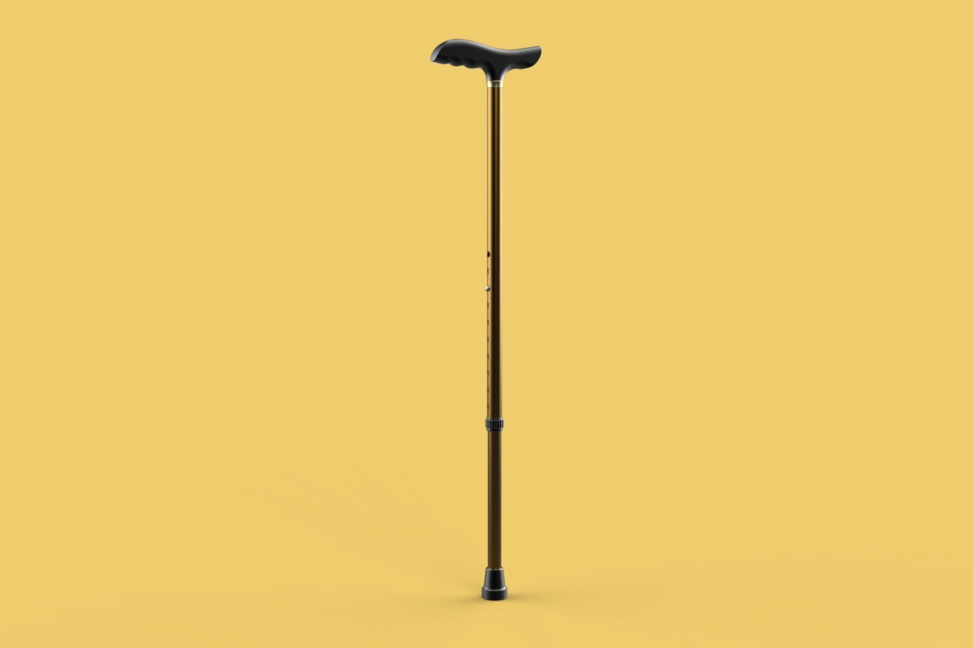 ADJUSTABLE WALKING AIDS ELDERLY SENIOR STICK CANE TREKKING POLE 3D model_35