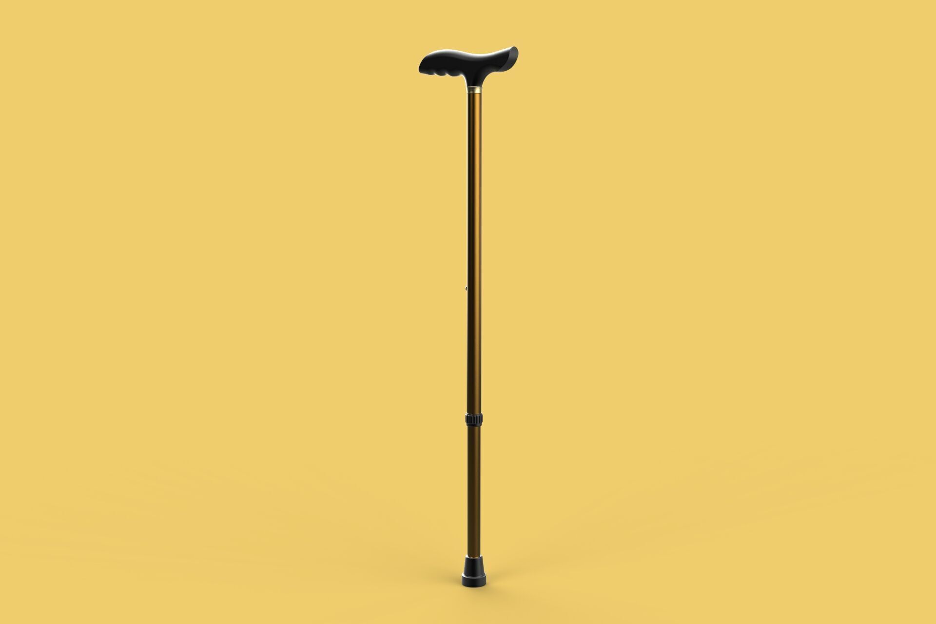 ADJUSTABLE WALKING AIDS ELDERLY SENIOR STICK CANE TREKKING POLE 3D model_15