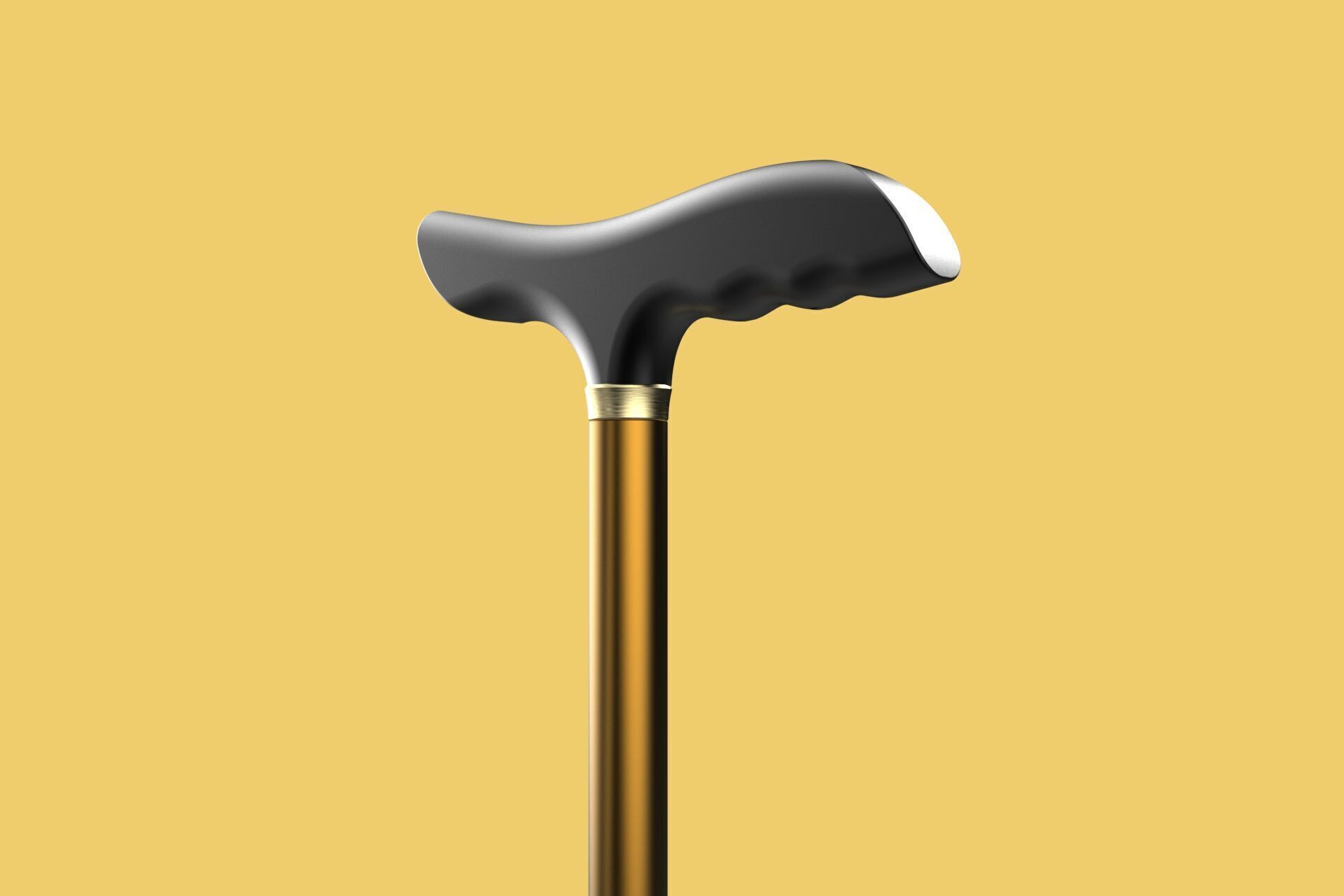 ADJUSTABLE WALKING AIDS ELDERLY SENIOR STICK CANE TREKKING POLE 3D model_23