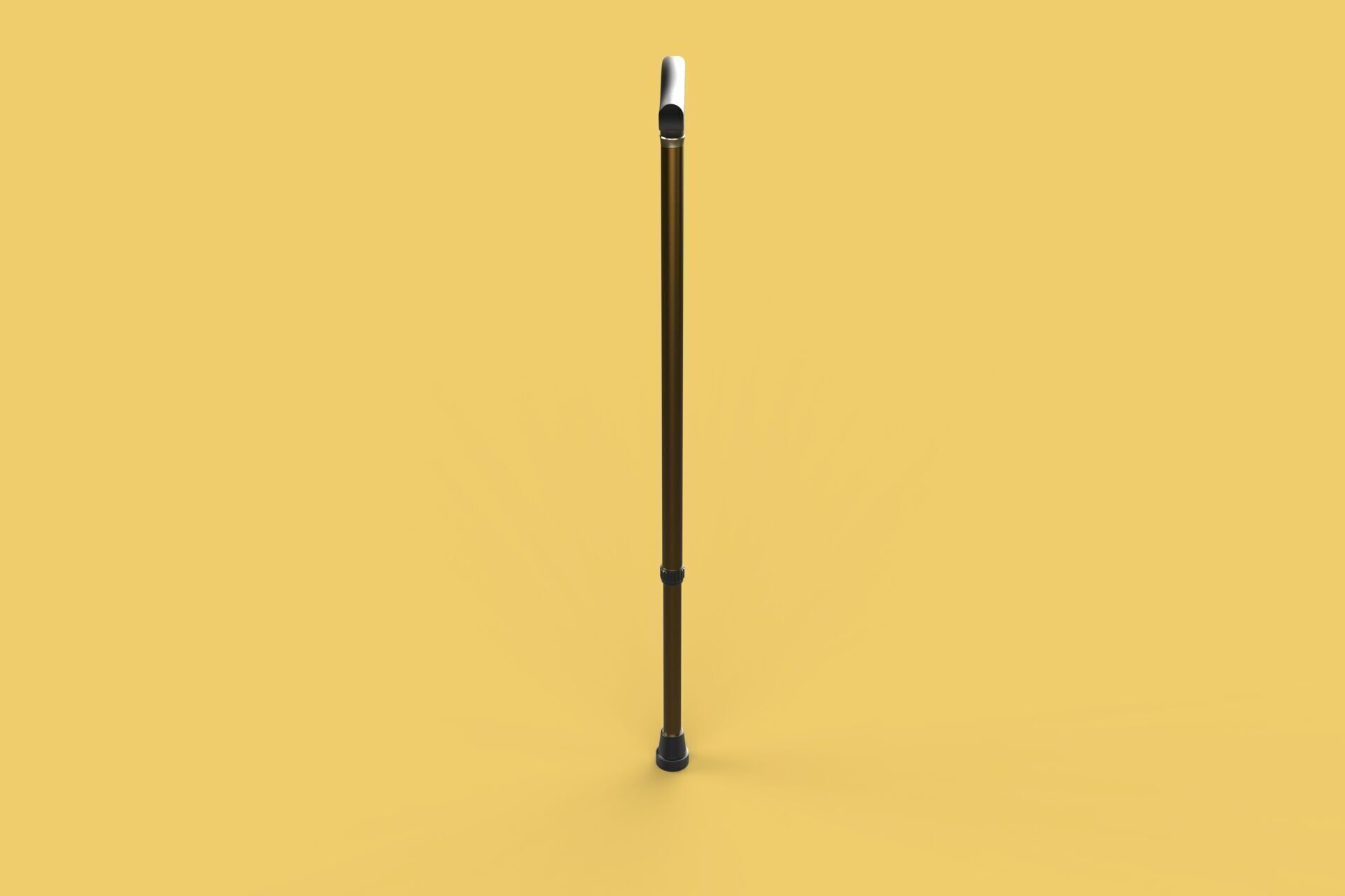 ADJUSTABLE WALKING AIDS ELDERLY SENIOR STICK CANE TREKKING POLE 3D model_1