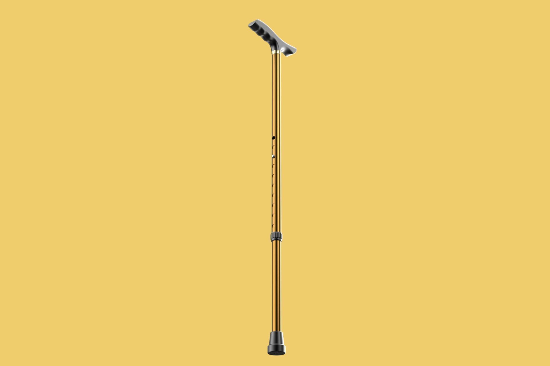 ADJUSTABLE WALKING AIDS ELDERLY SENIOR STICK CANE TREKKING POLE 3D model_18