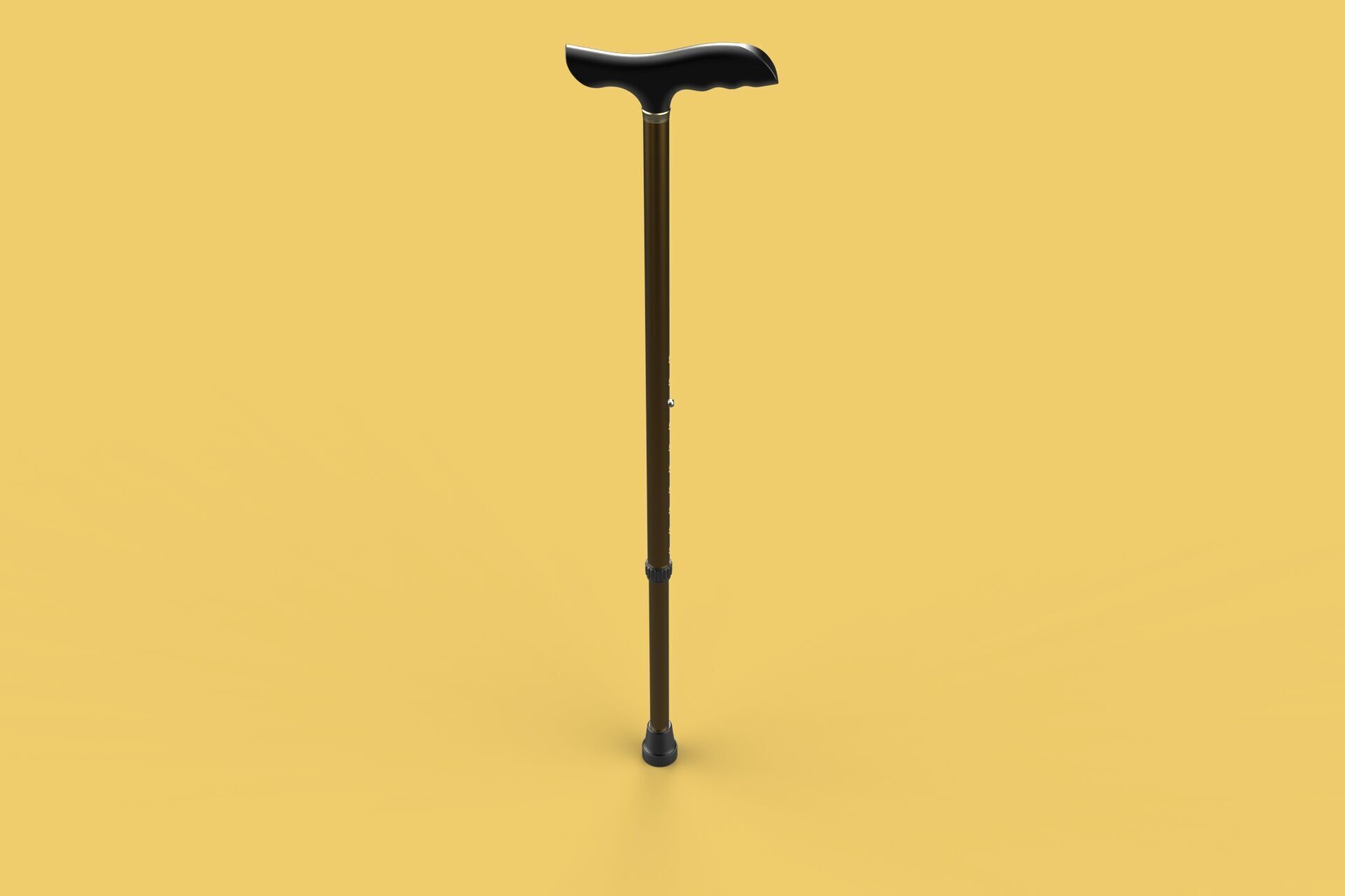 ADJUSTABLE WALKING AIDS ELDERLY SENIOR STICK CANE TREKKING POLE 3D model_32