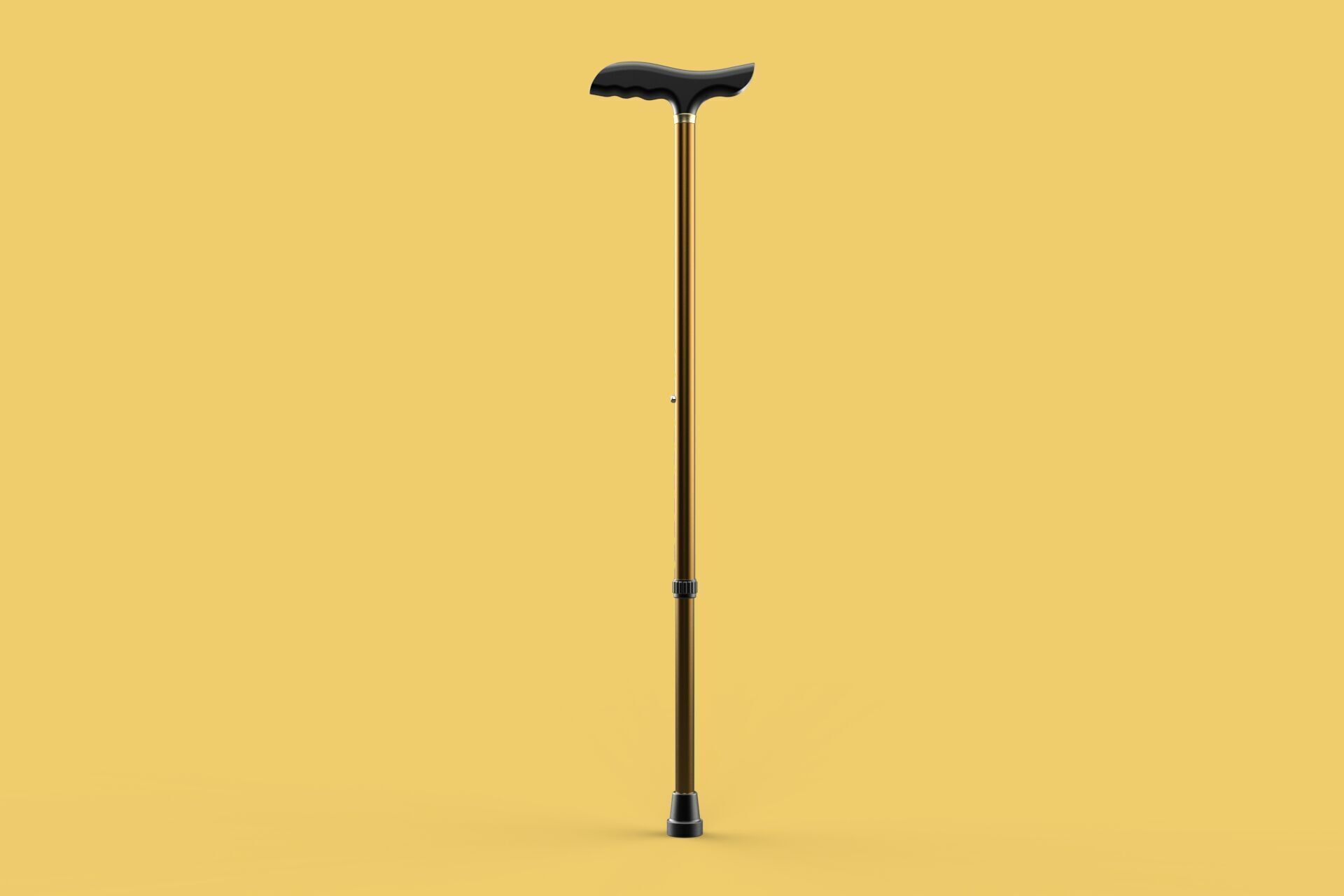 ADJUSTABLE WALKING AIDS ELDERLY SENIOR STICK CANE TREKKING POLE 3D model_33