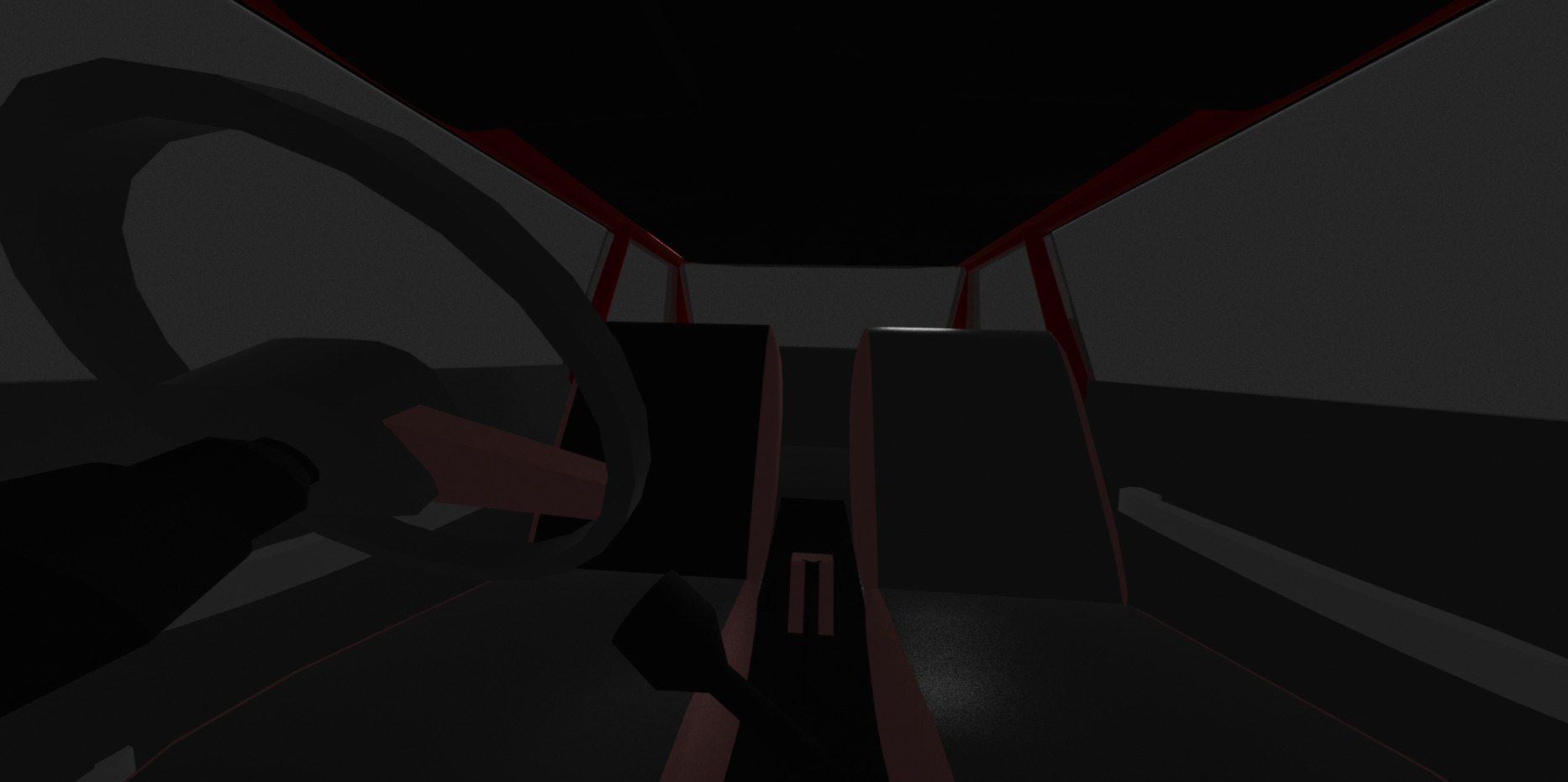 Corolla E70 series Low-poly 3D model_3