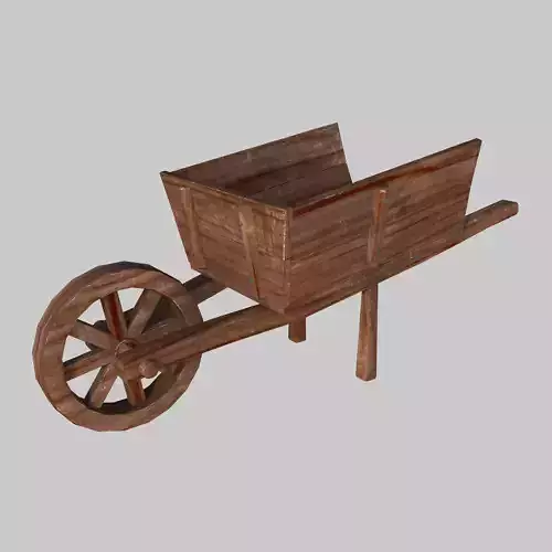 Wooden cart 01