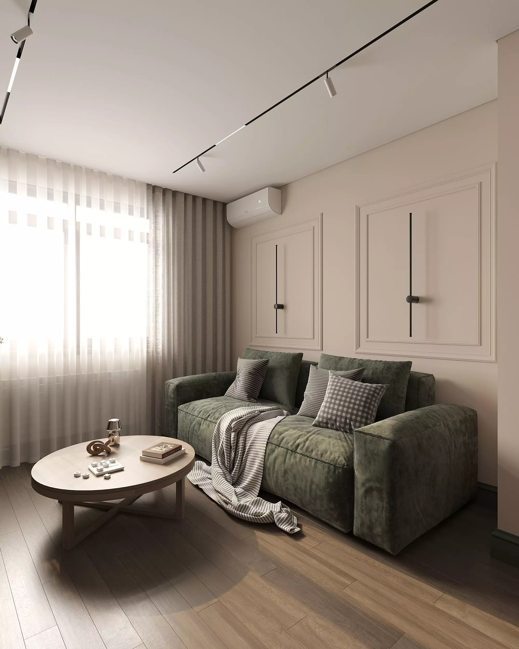 Living room render 3D model_0
