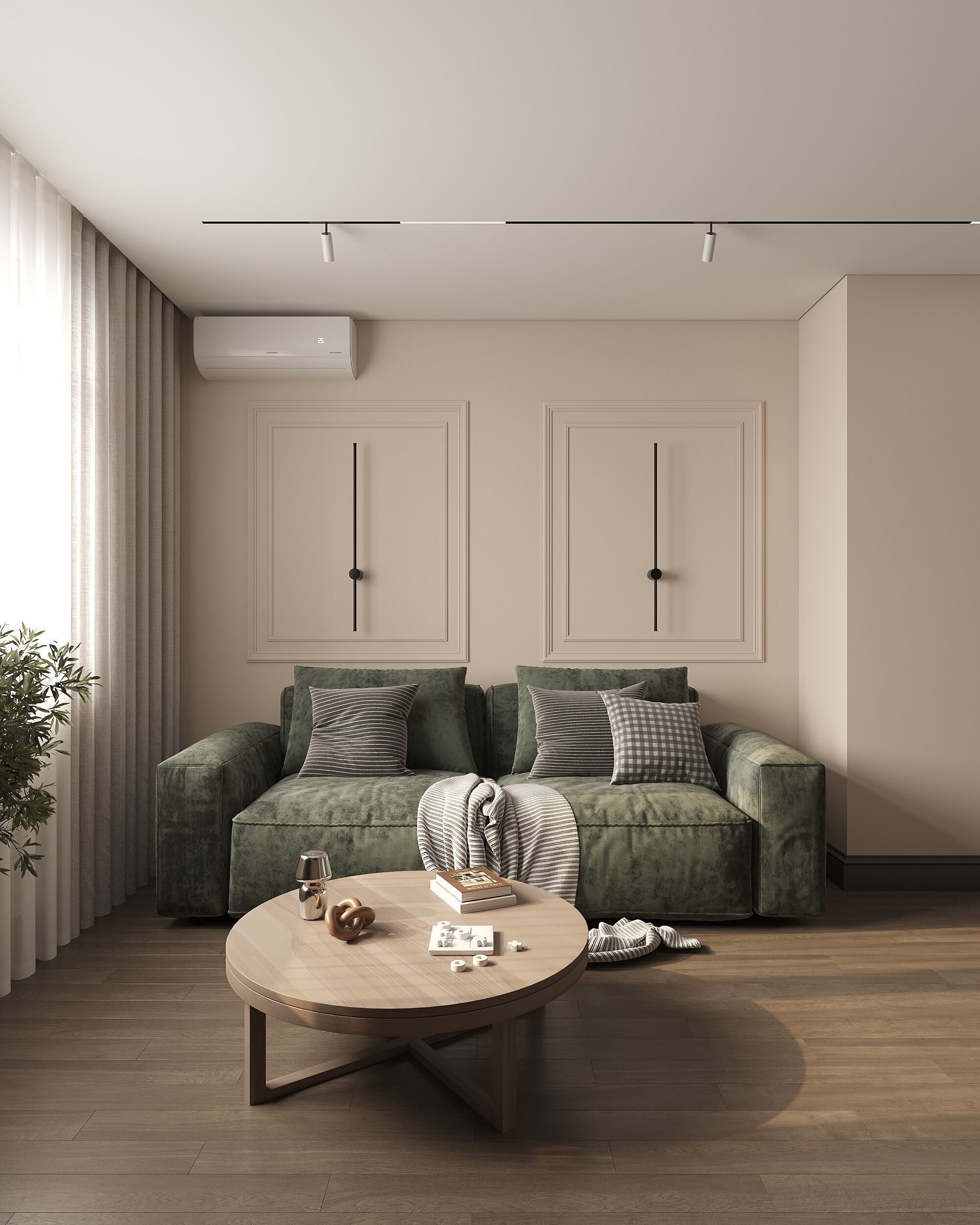 Living room render 3D model_1