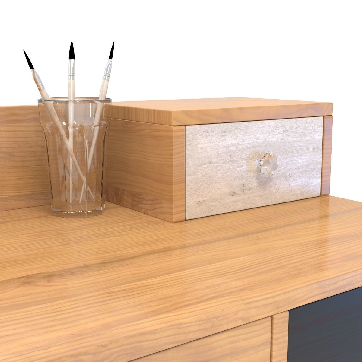 Retro Desk 14 3D model_5