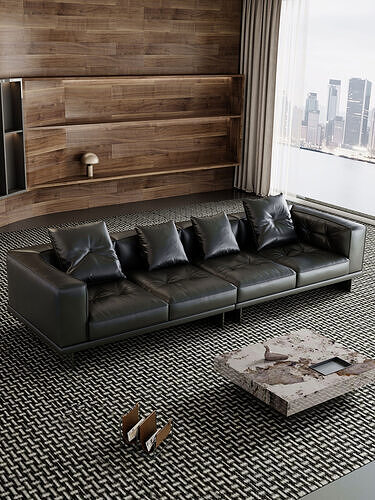Apartment Interior Scene 3D model 5