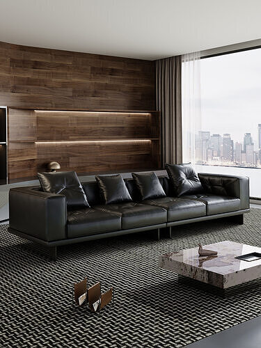 Apartment Interior Scene 3D model 4