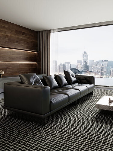 Apartment Interior Scene 3D model 3