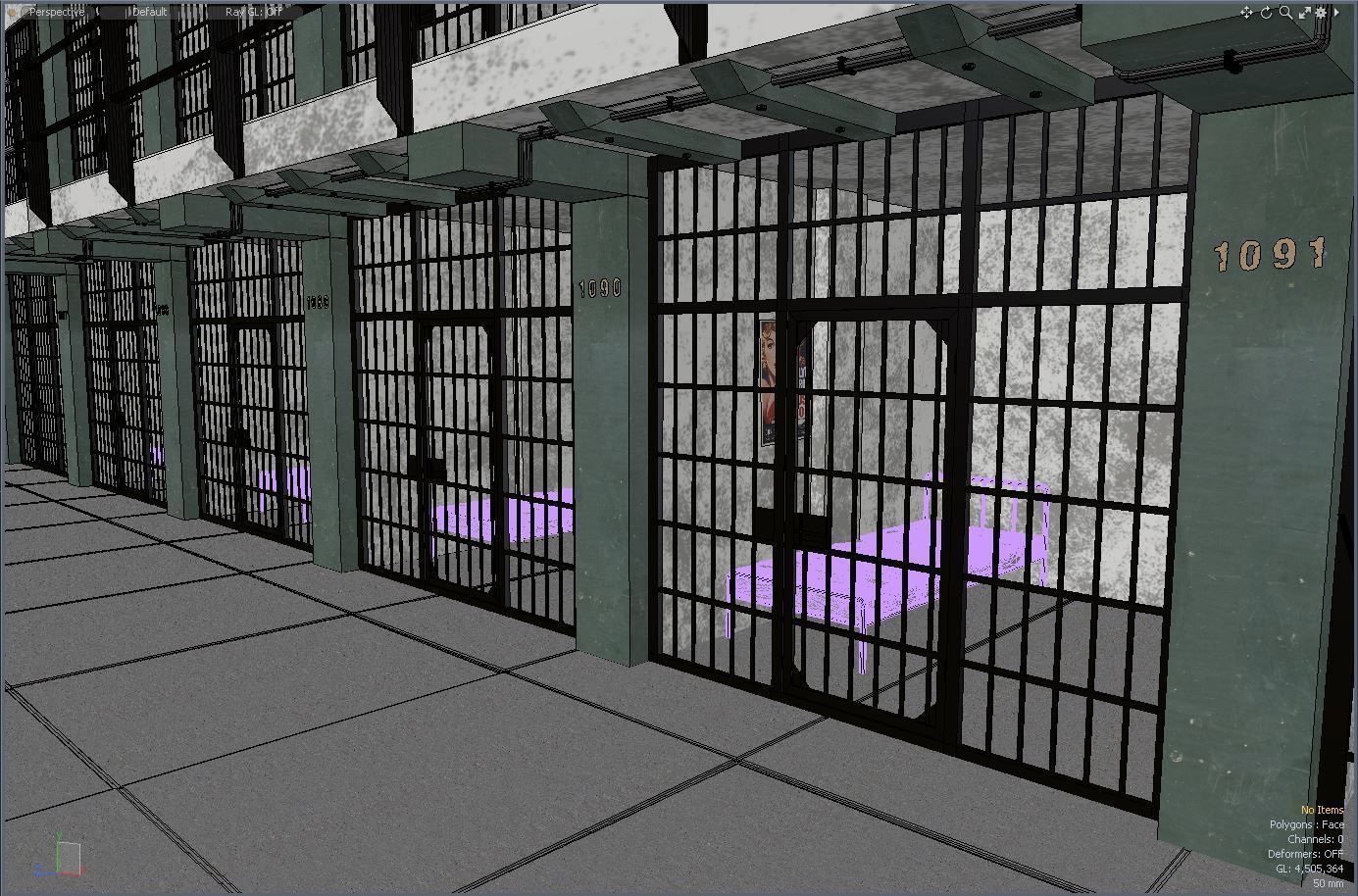 Prison cells 3D model_4