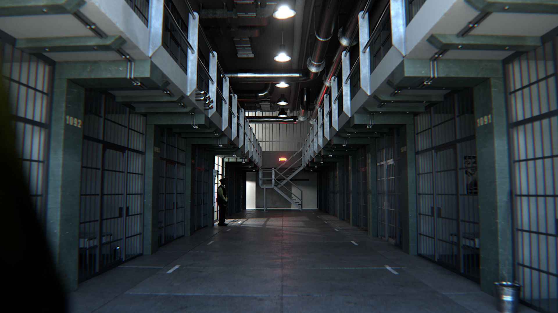 Prison cells 3D model_1