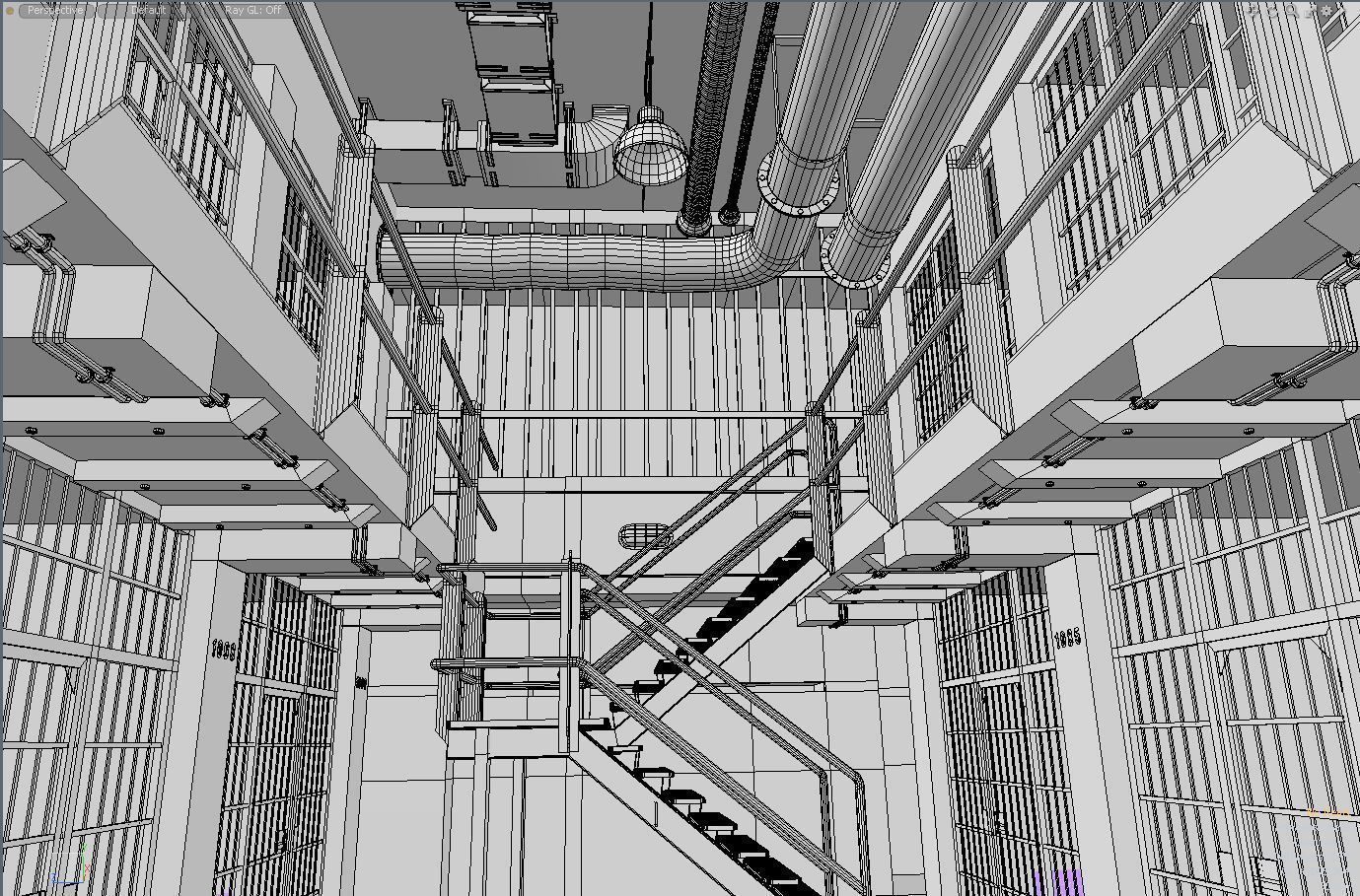 Prison cells 3D model_5