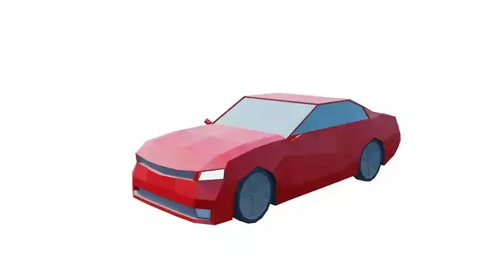Low Poly Generic Sport Car
