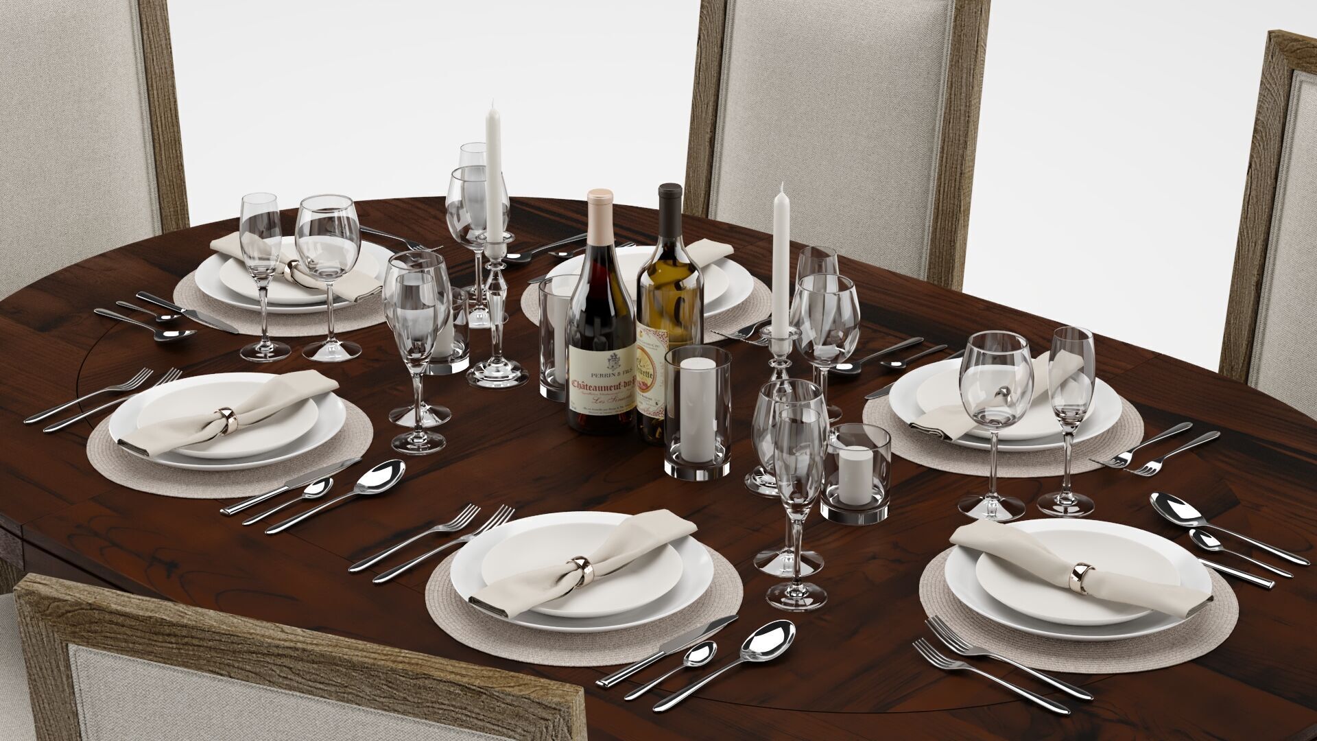 Pottery Barn Lorraine and Miller 3D model_9