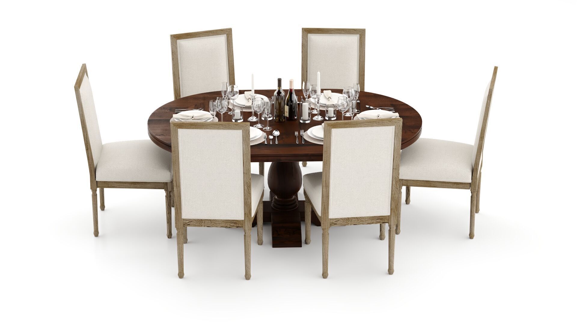 Pottery Barn Lorraine and Miller 3D model_4