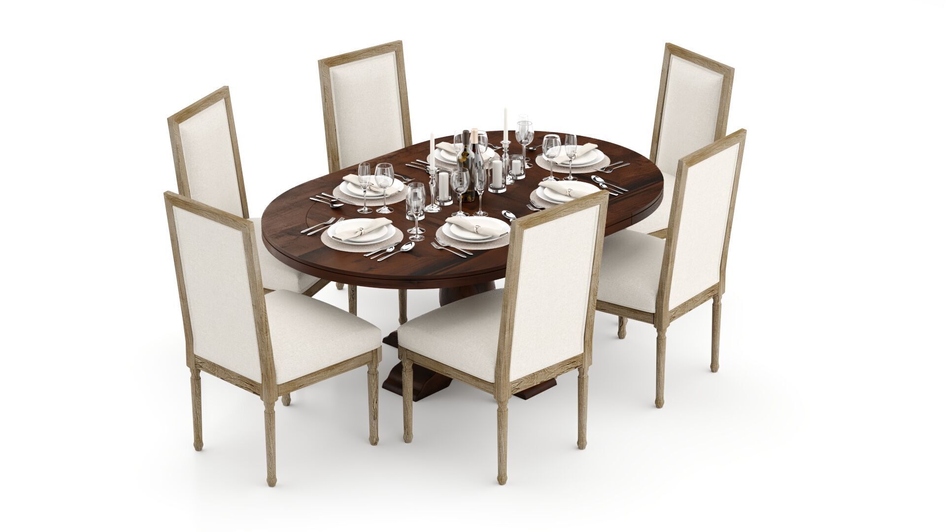 Pottery Barn Lorraine and Miller 3D model_5