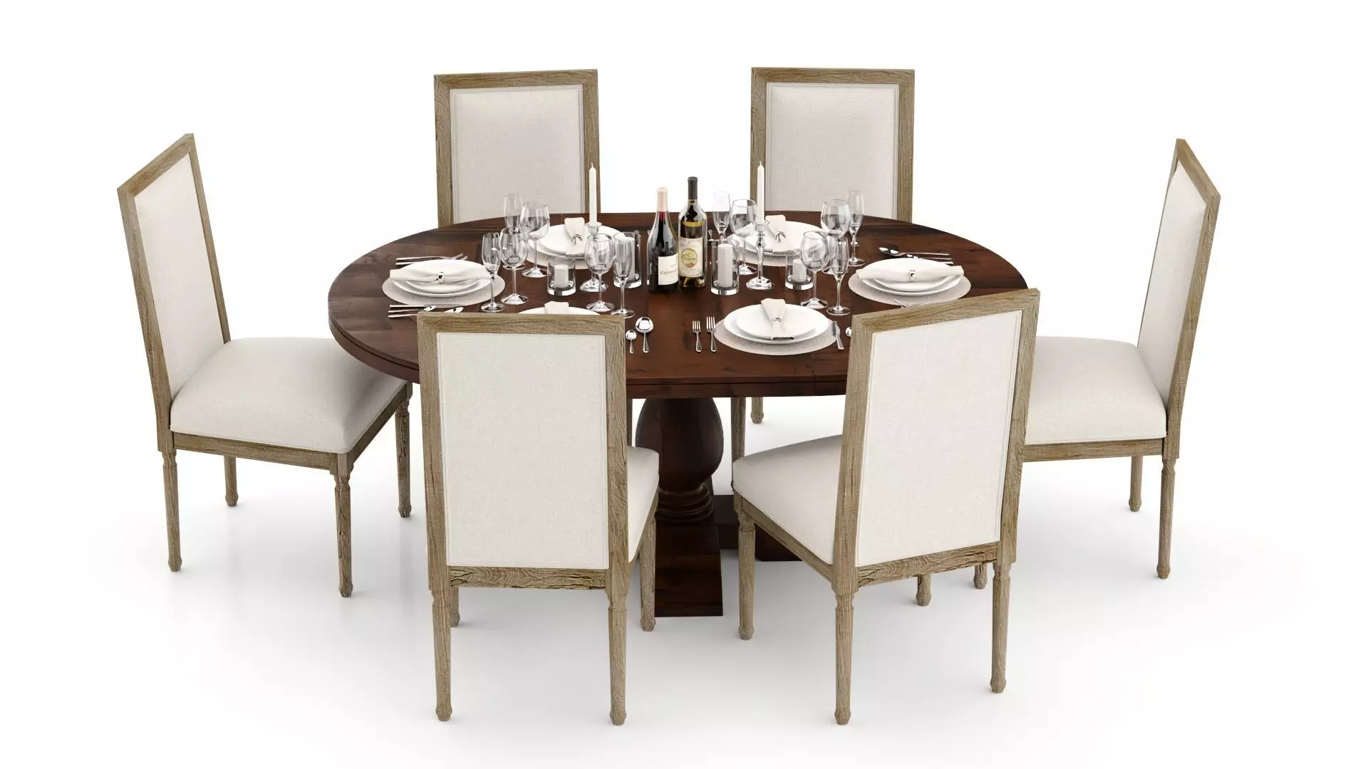 Pottery Barn Lorraine and Miller 3D model_0