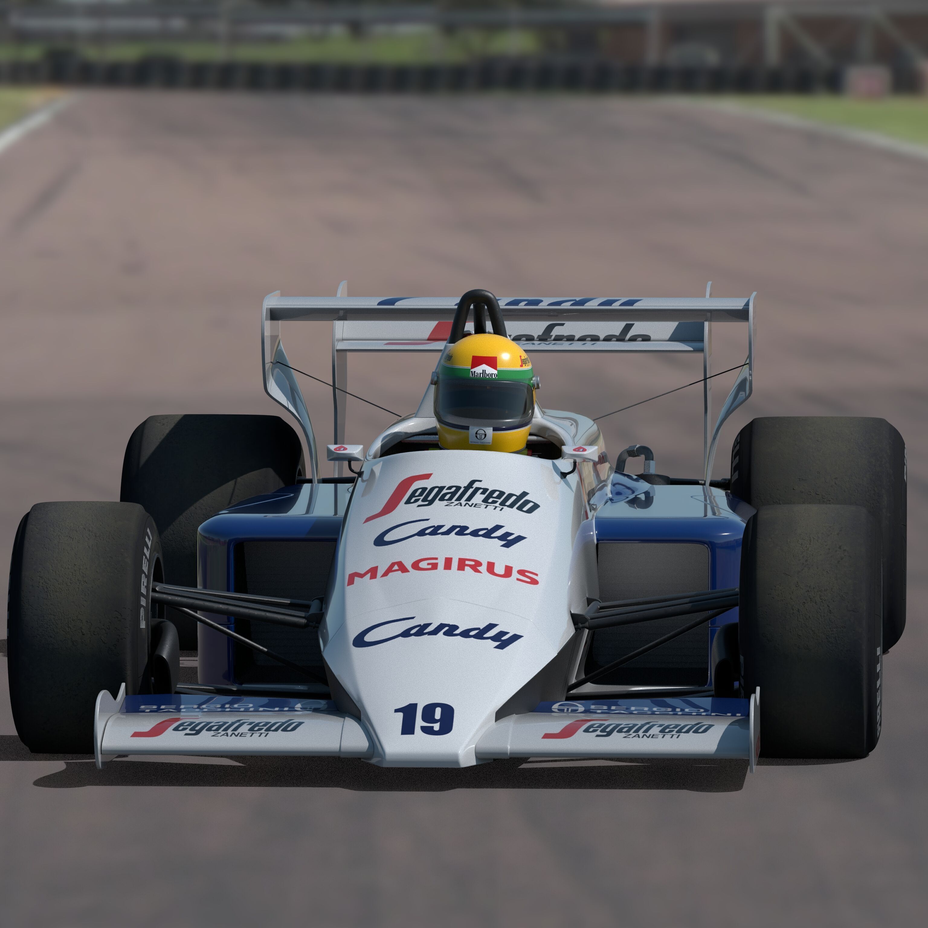 Toleman TG 184 3D model | CGTrader