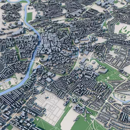 York City United Kingdom 3D model