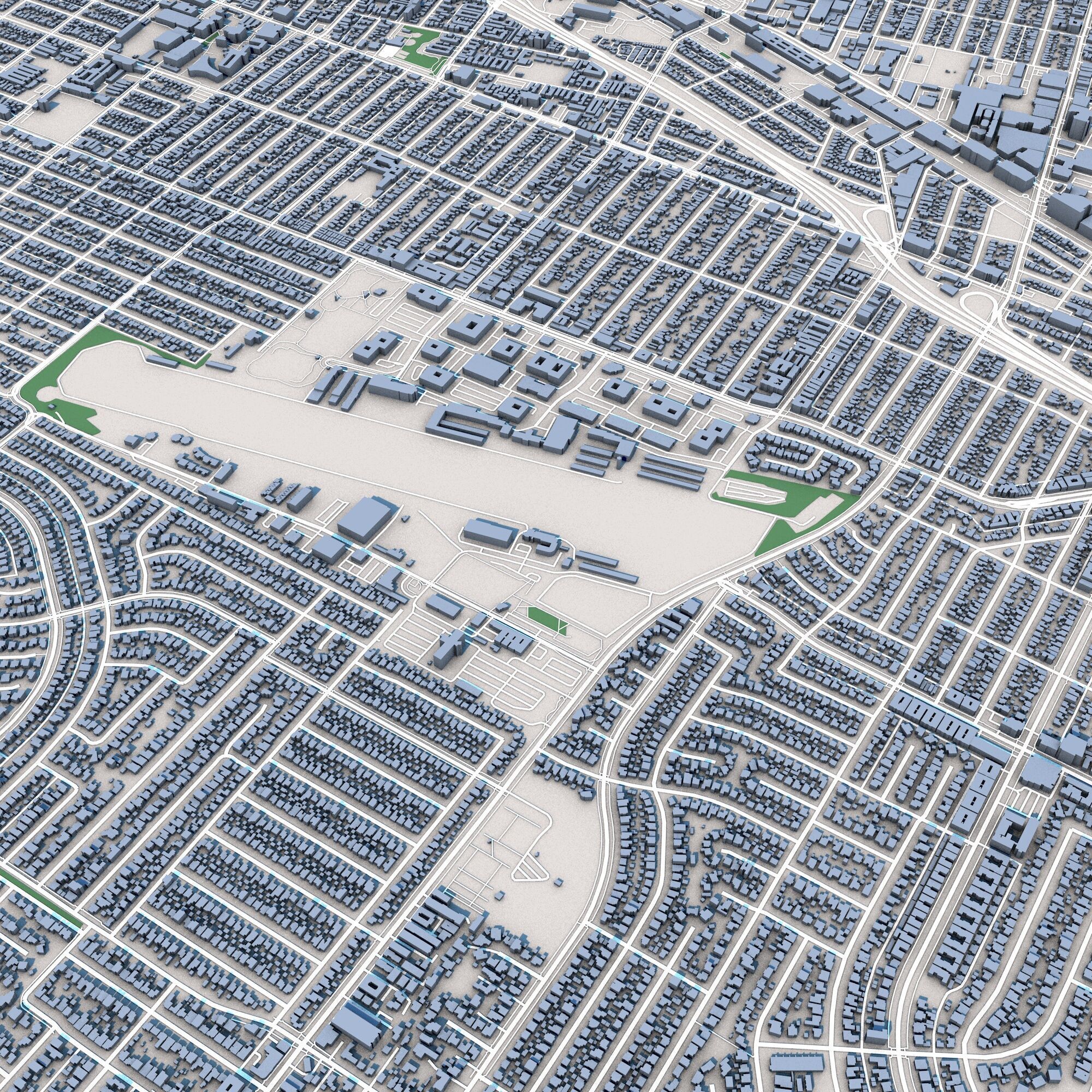 Santa Monica California 3D model_6