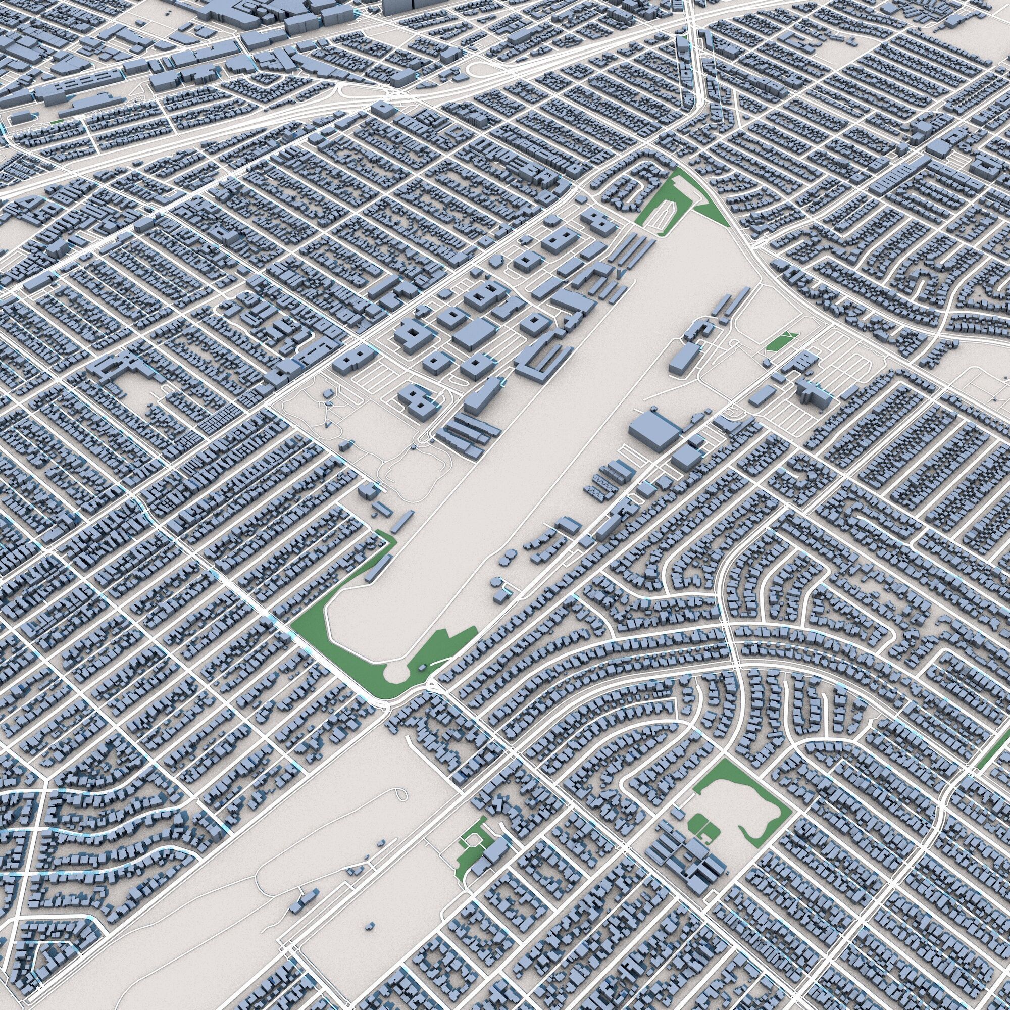 Santa Monica California 3D model_5