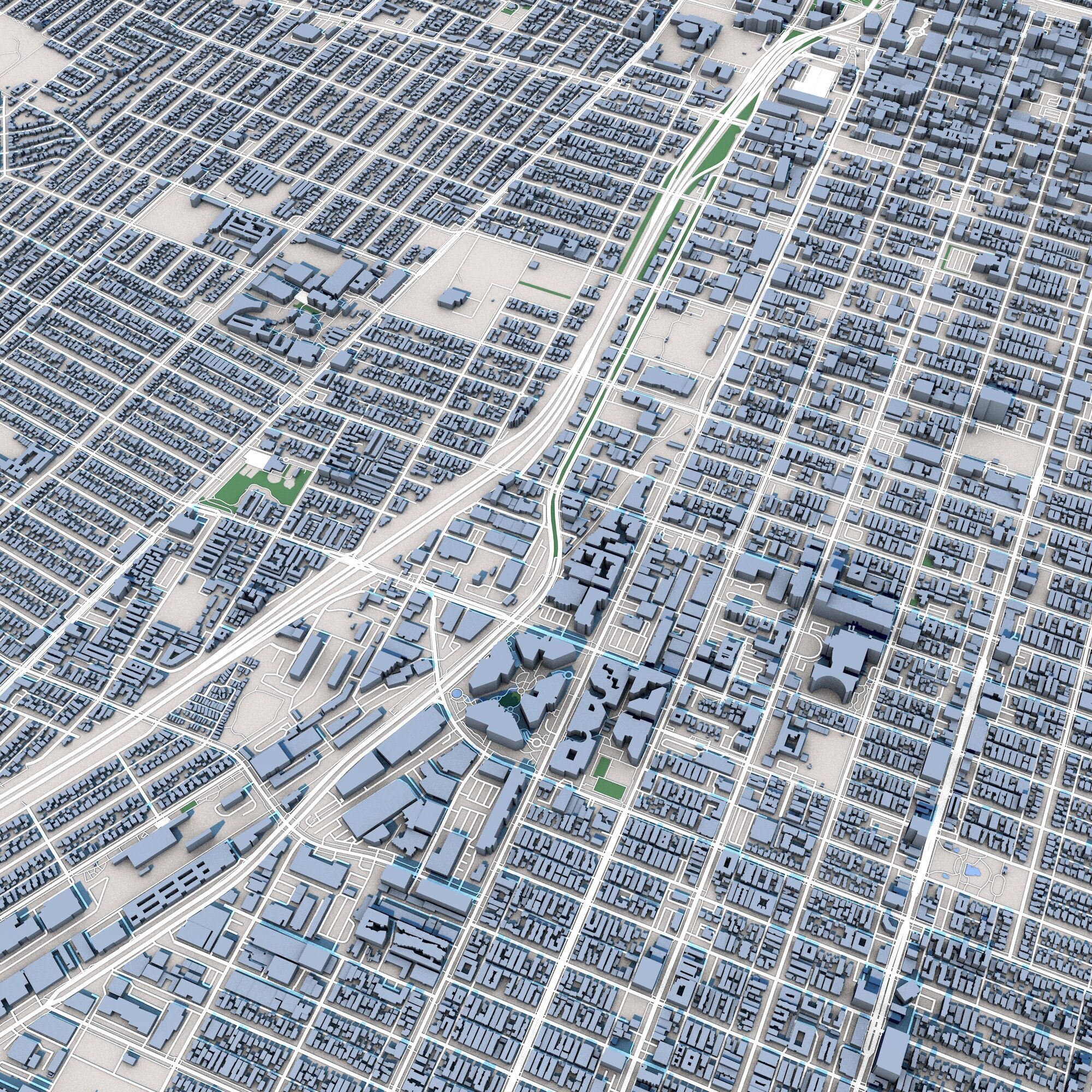 Santa Monica California 3D model_7