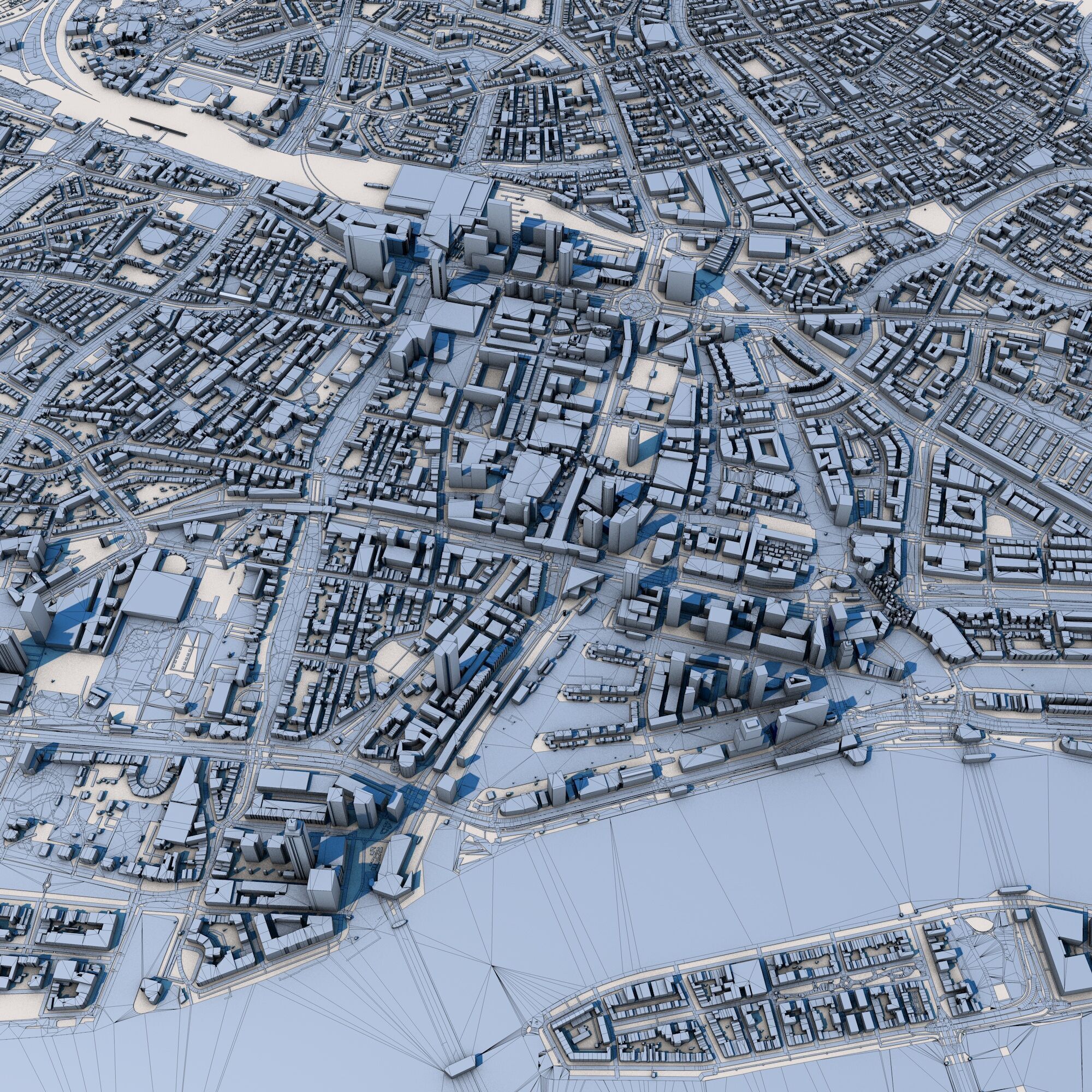 Rotterdam City Netherlands 3D model_10
