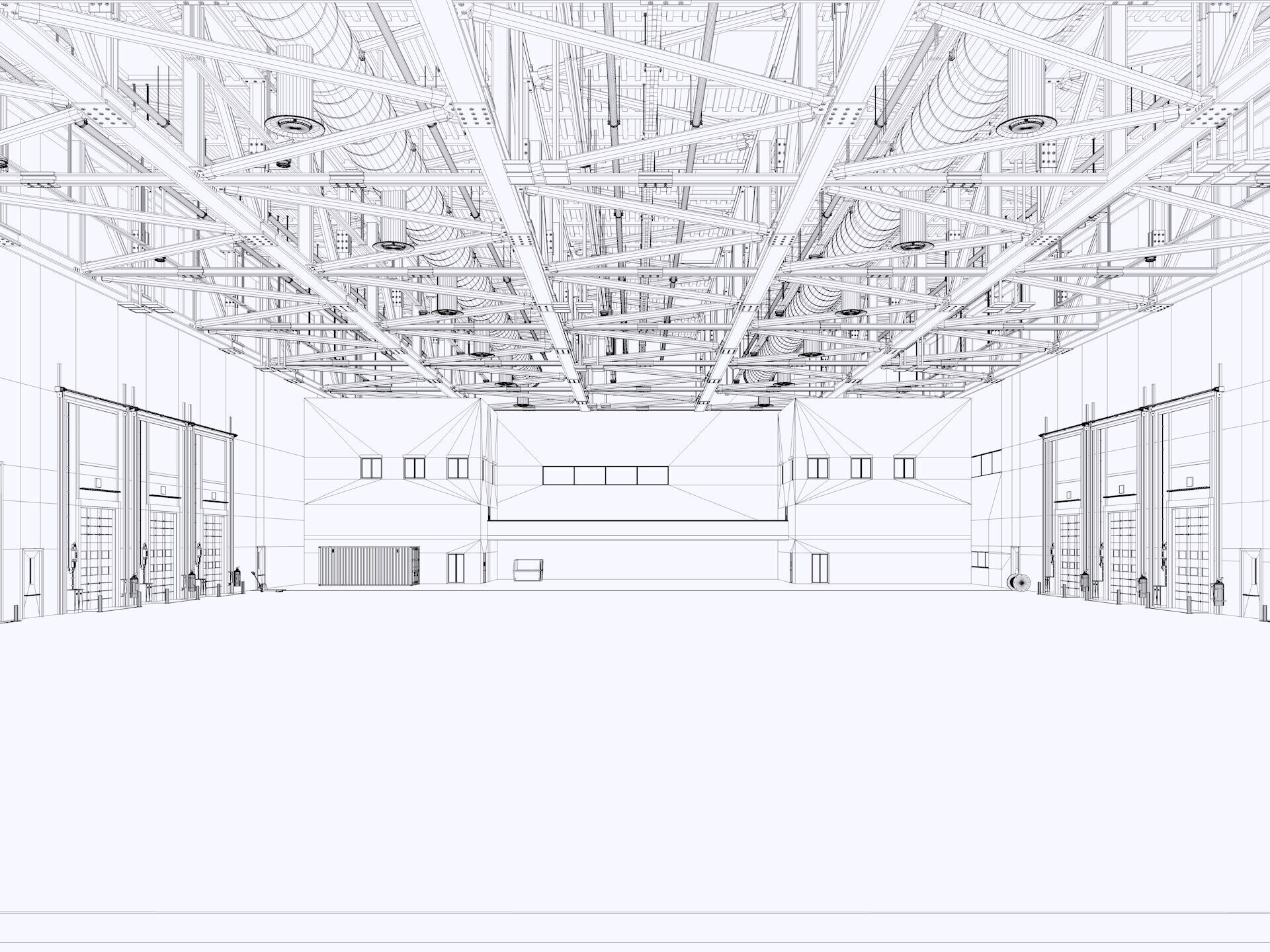 Warehouse Logistic 11 interior and exterior 3D model_21