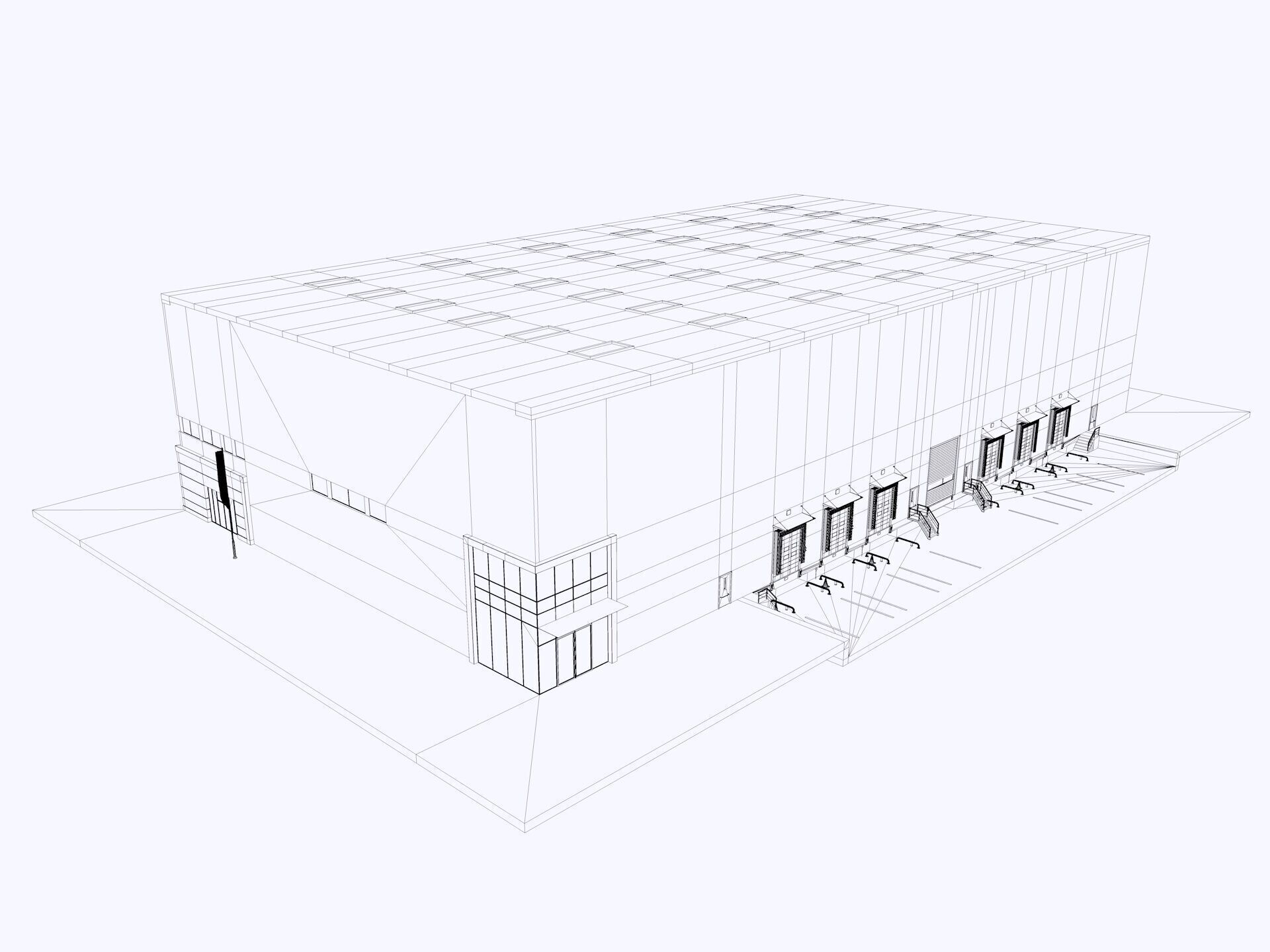 Warehouse Logistic 11 interior and exterior 3D model_30