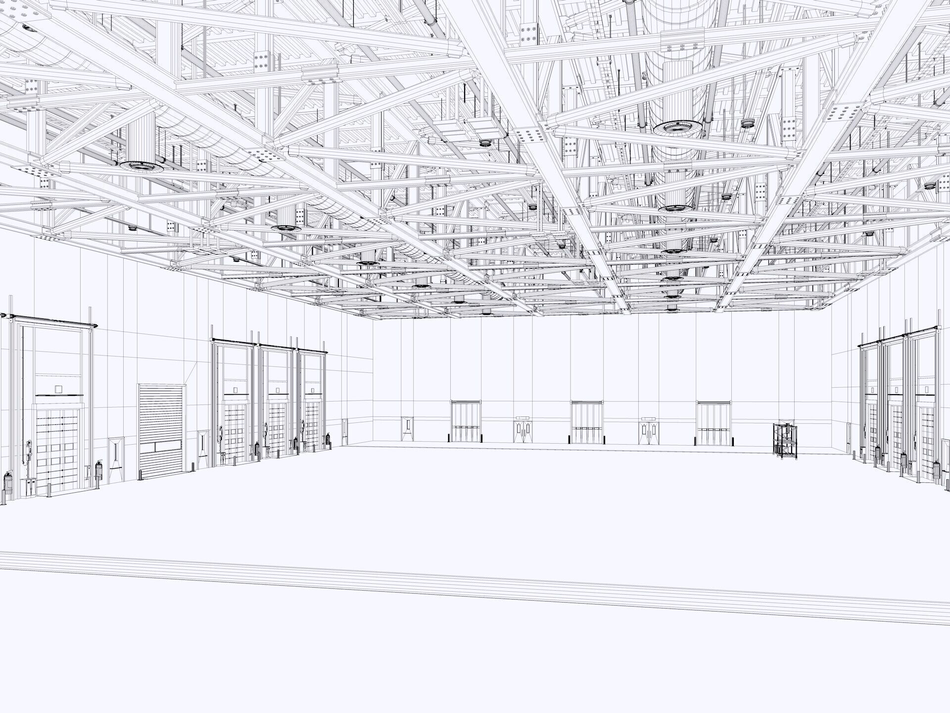 Warehouse Logistic 11 interior and exterior 3D model_25