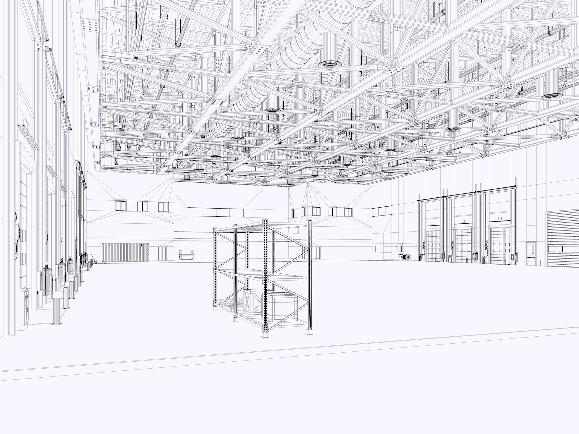 Warehouse Logistic 11 interior and exterior 3D model_20