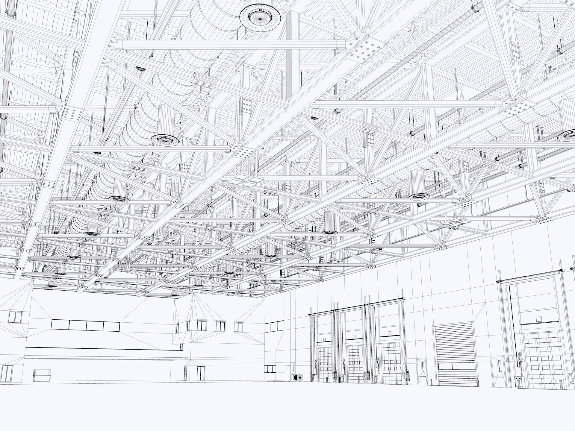 Warehouse Logistic 11 interior and exterior 3D model_26
